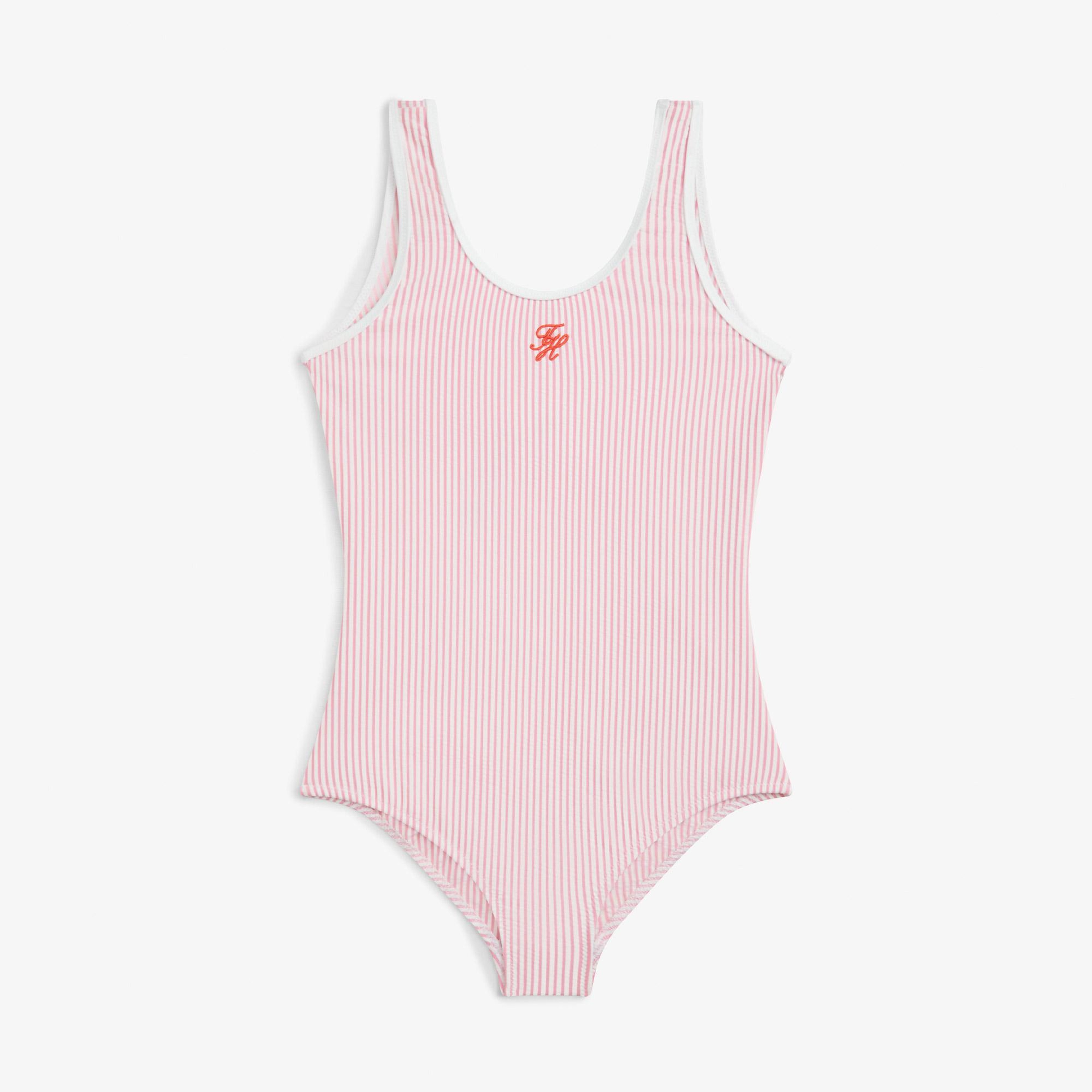 Tommy Hilfiger Script Çocuk Pembe Mayo