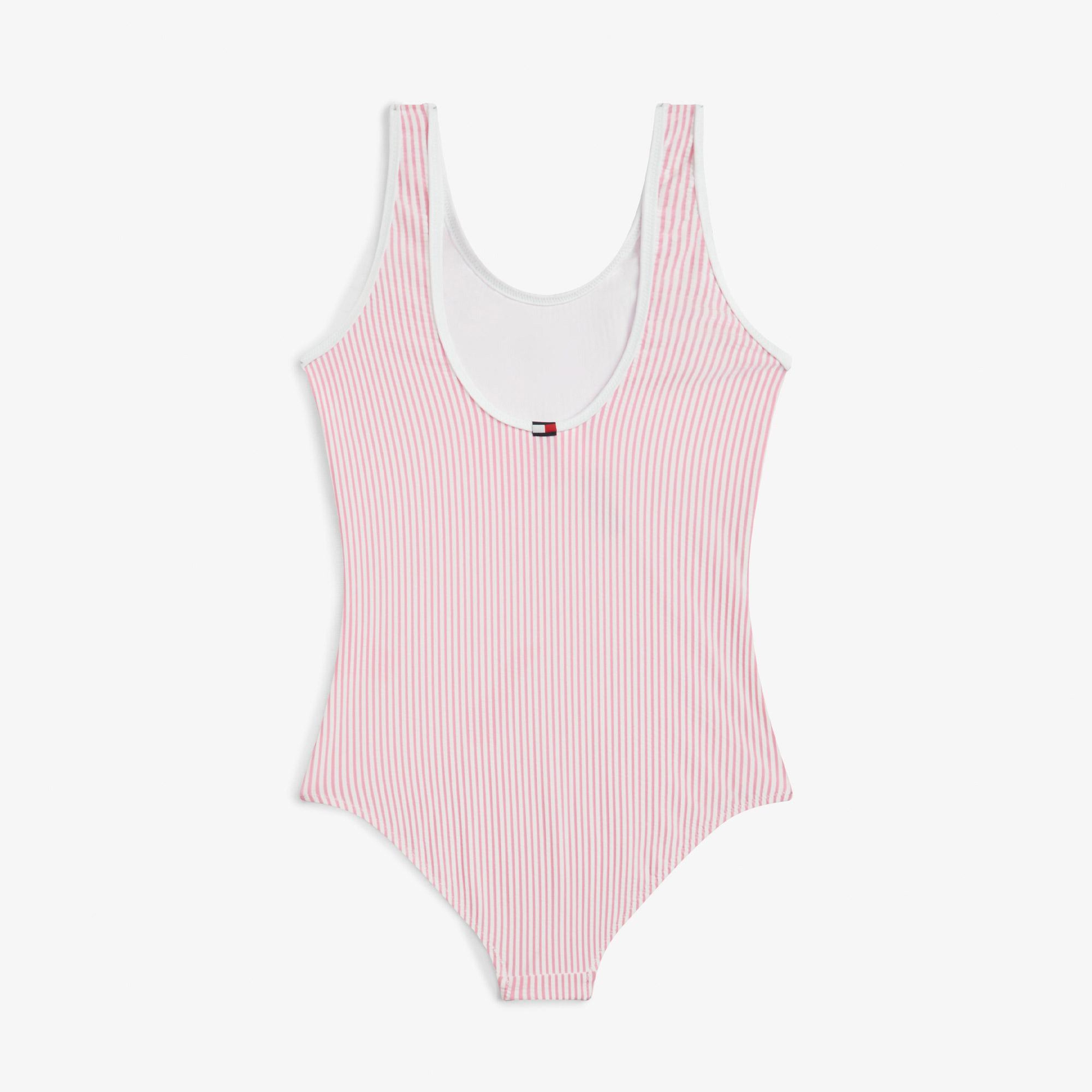Tommy Hilfiger Script Çocuk Pembe Mayo