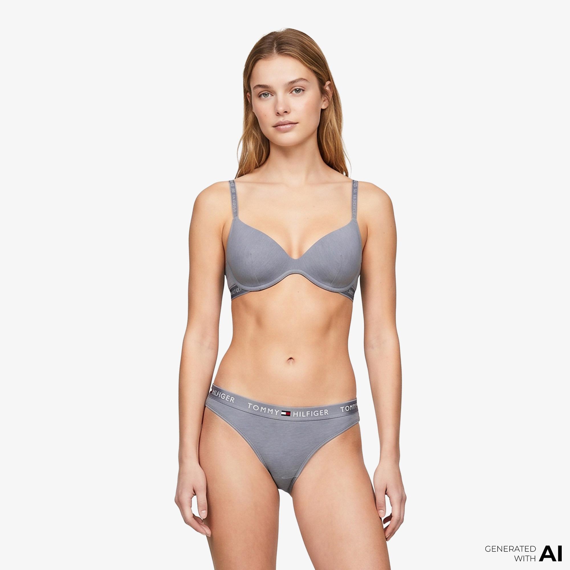 Tommy Hilfiger Modern Logo Kadın Mavi Bra