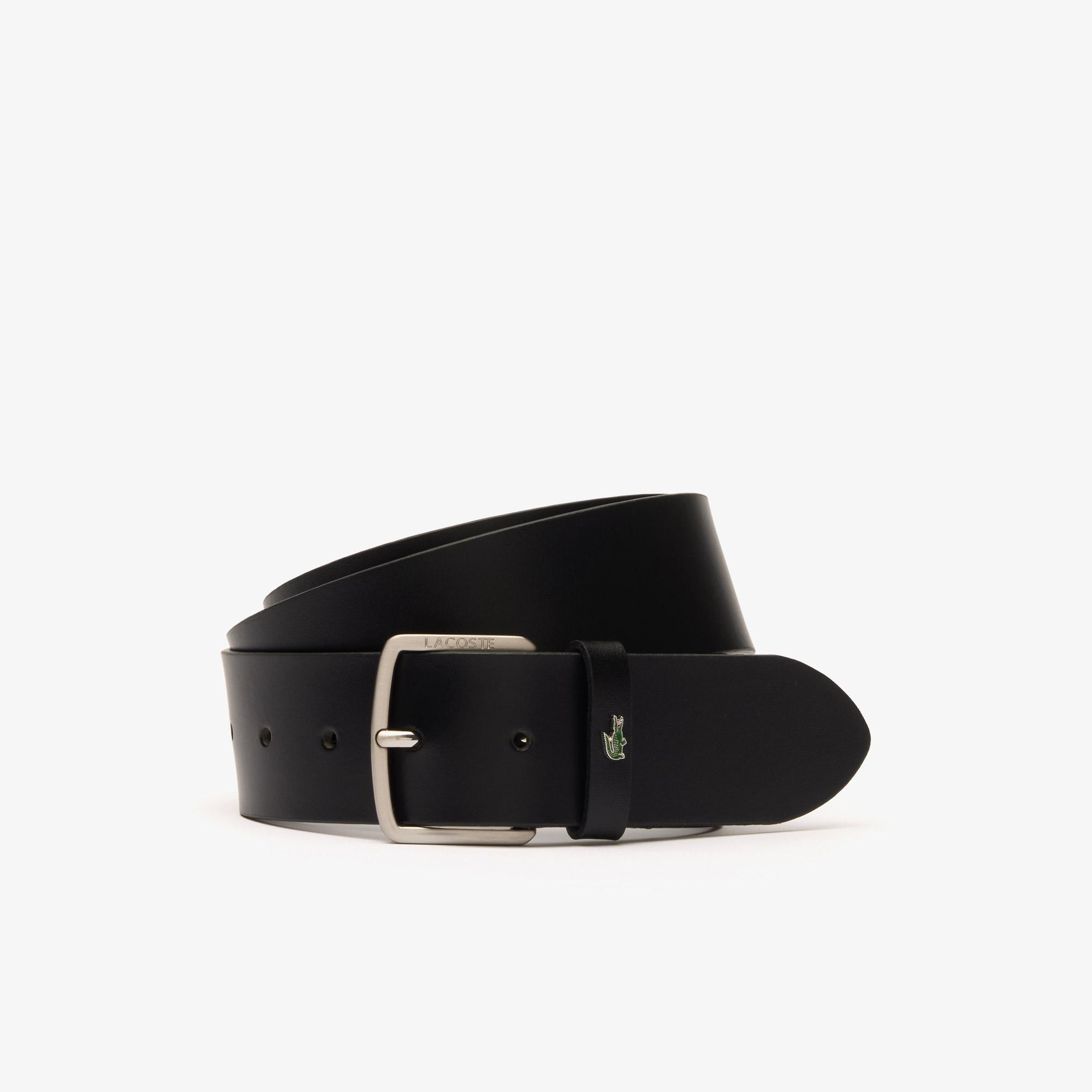 Lacoste Erkek Deri Siyah Kemer