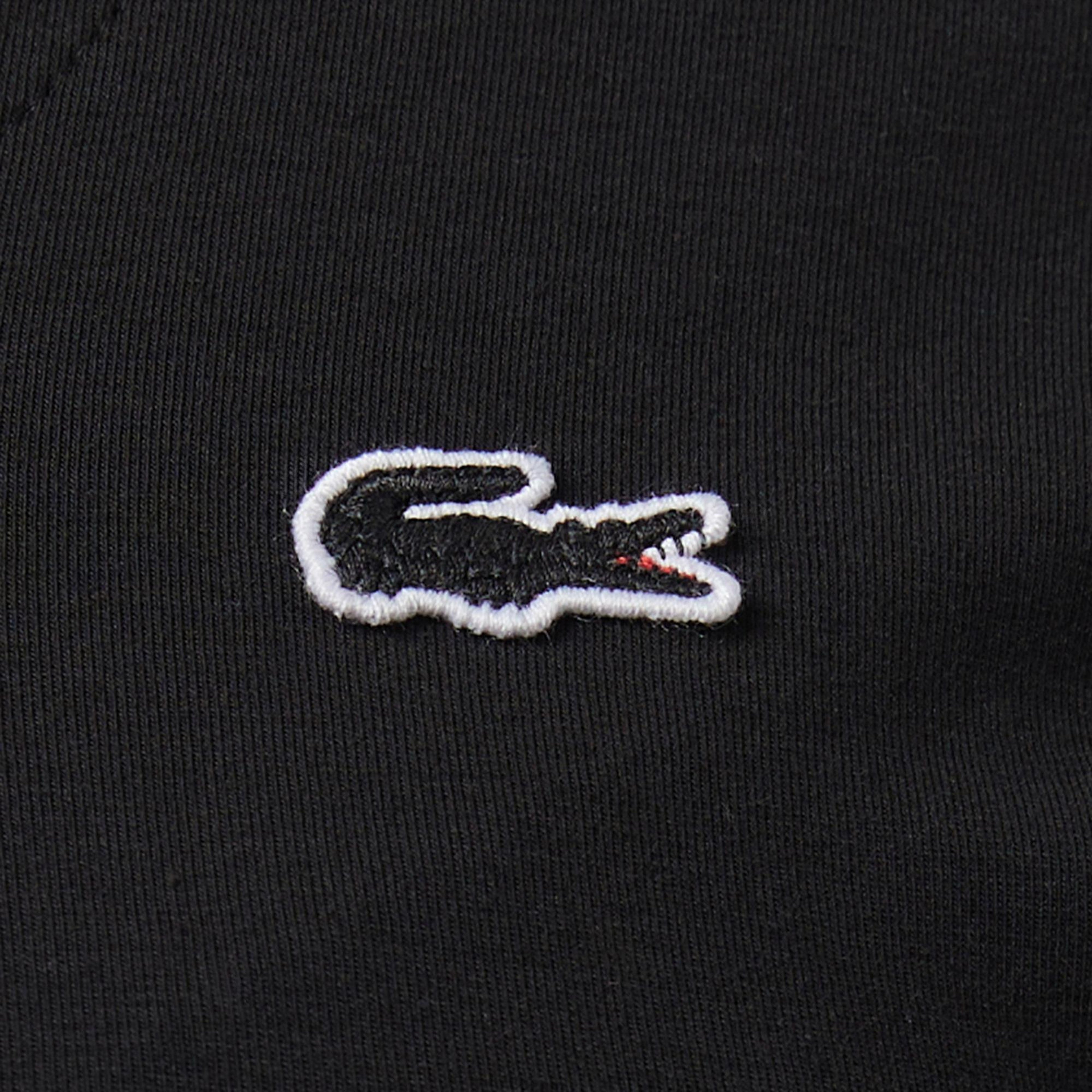 Kadın Slim Fit V Yaka Siyah T-Shirt