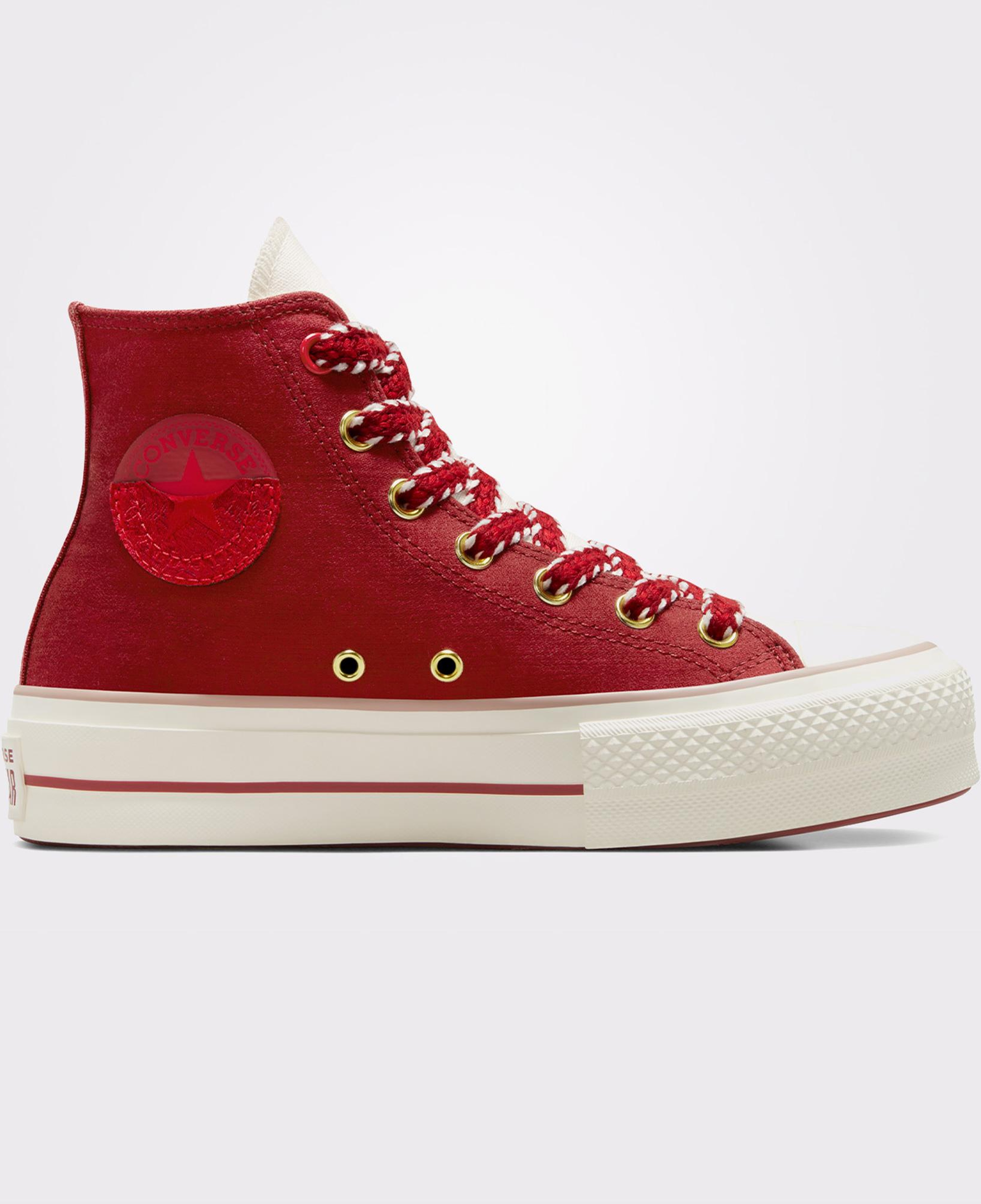 Converse Chuck Taylor All Star Madison Herringbone Stripe Kadın Krem Sneaker