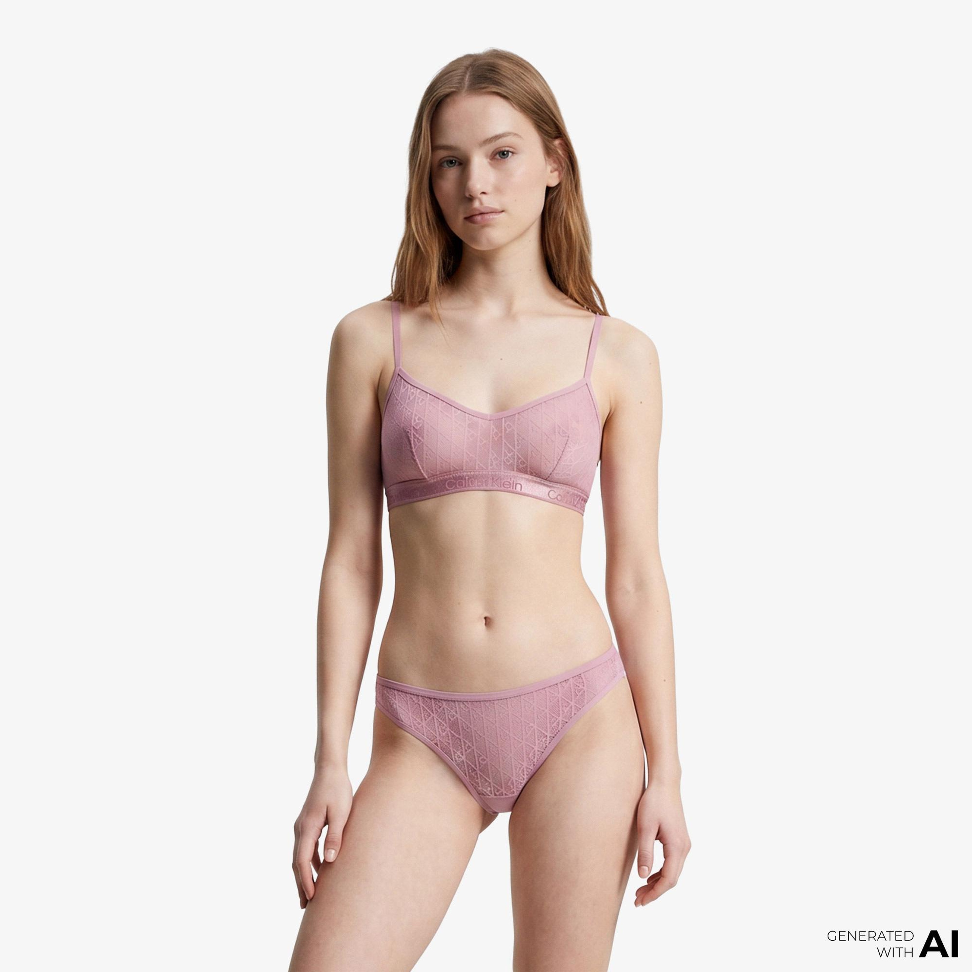 Calvin Klein Unlined Kadın Pembe Bra