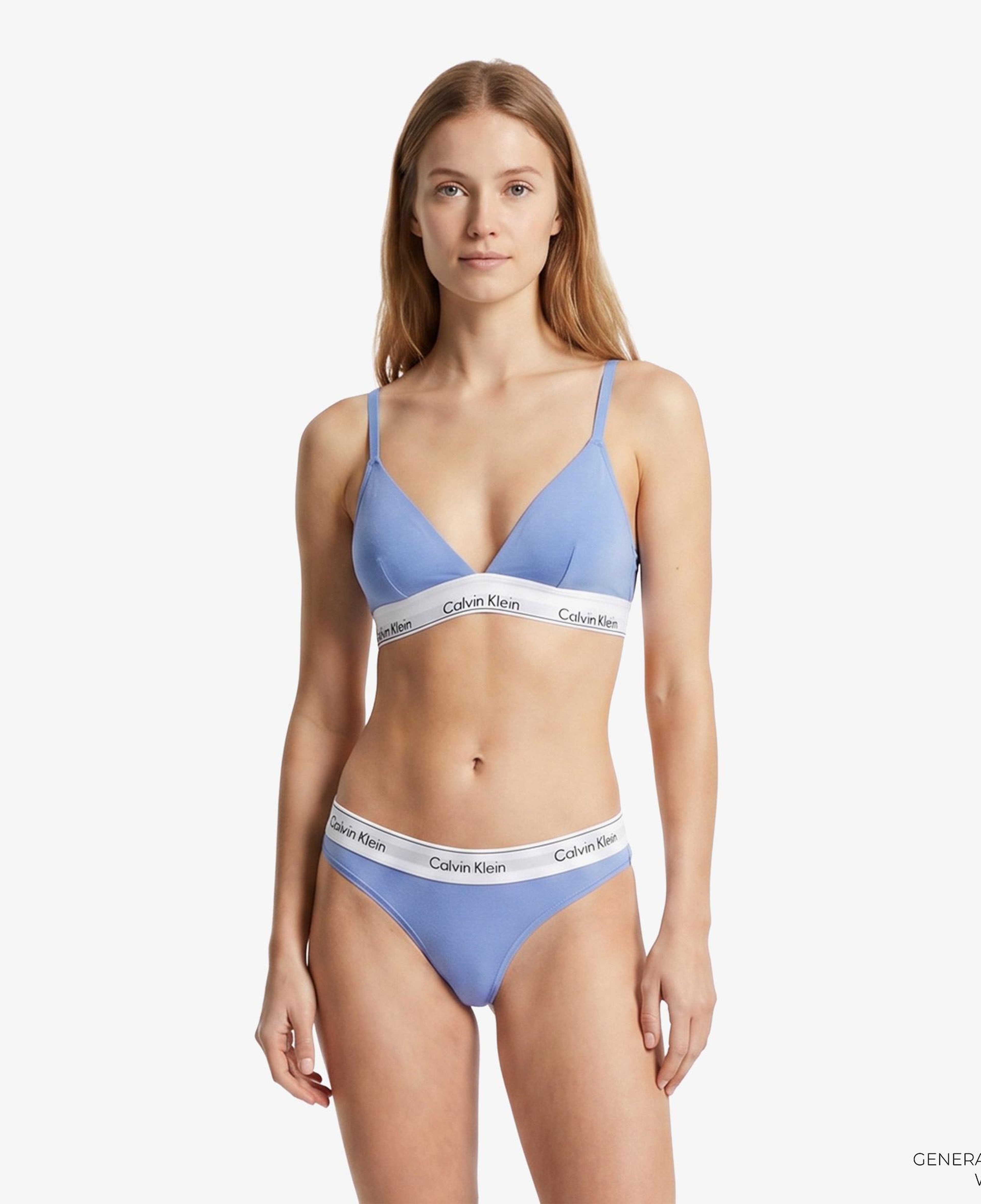 Calvin Klein Lightly Lined Modal Kadın Mavi Bra