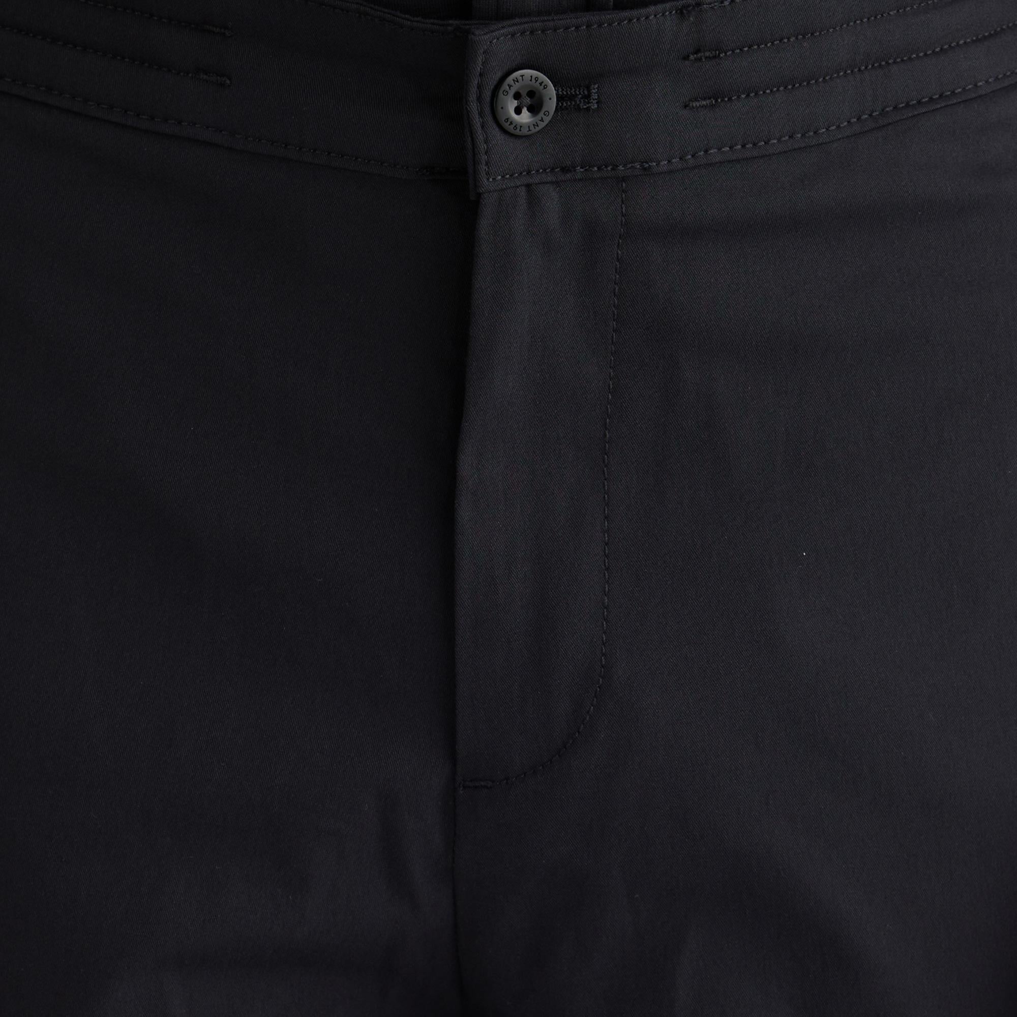 GANT Erkek Siyah Regular Fit Pantolon