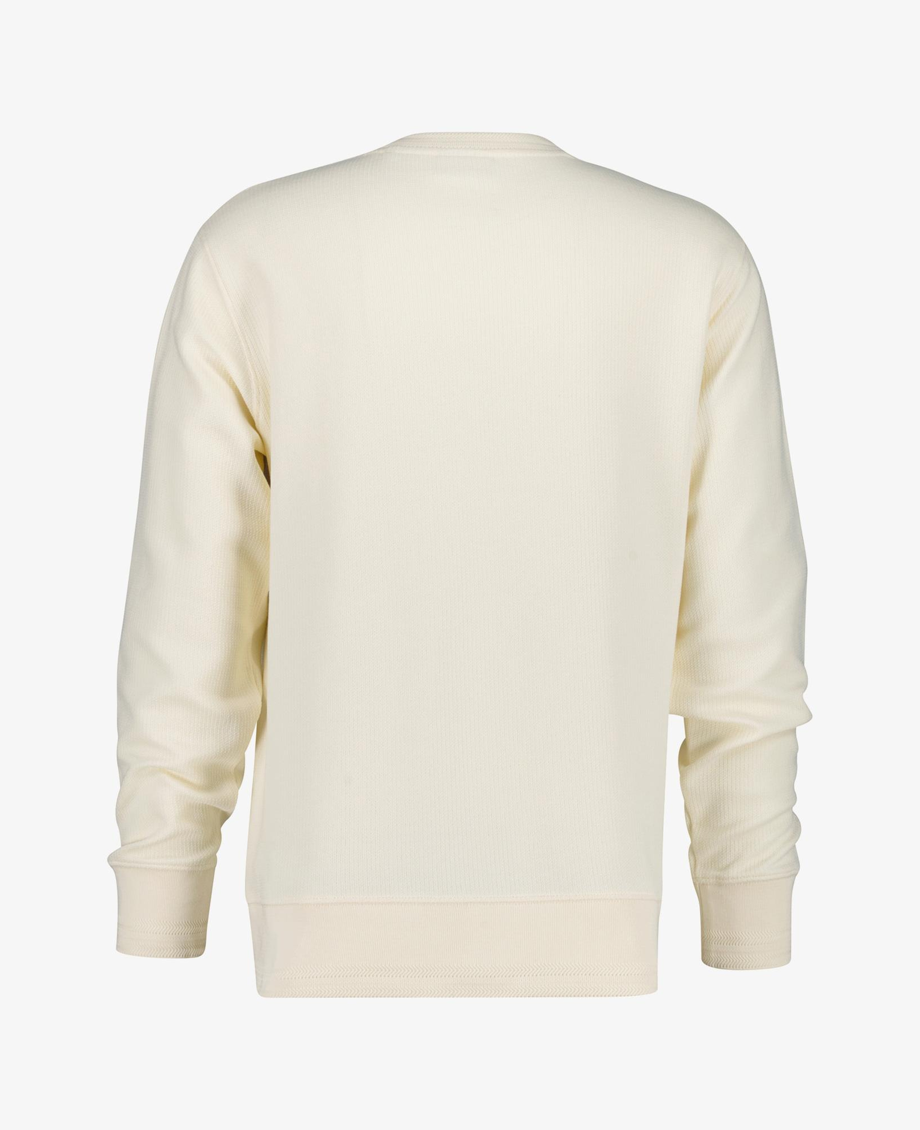 GANT Erkek Krem Bisiklet Yaka Sweatshirt