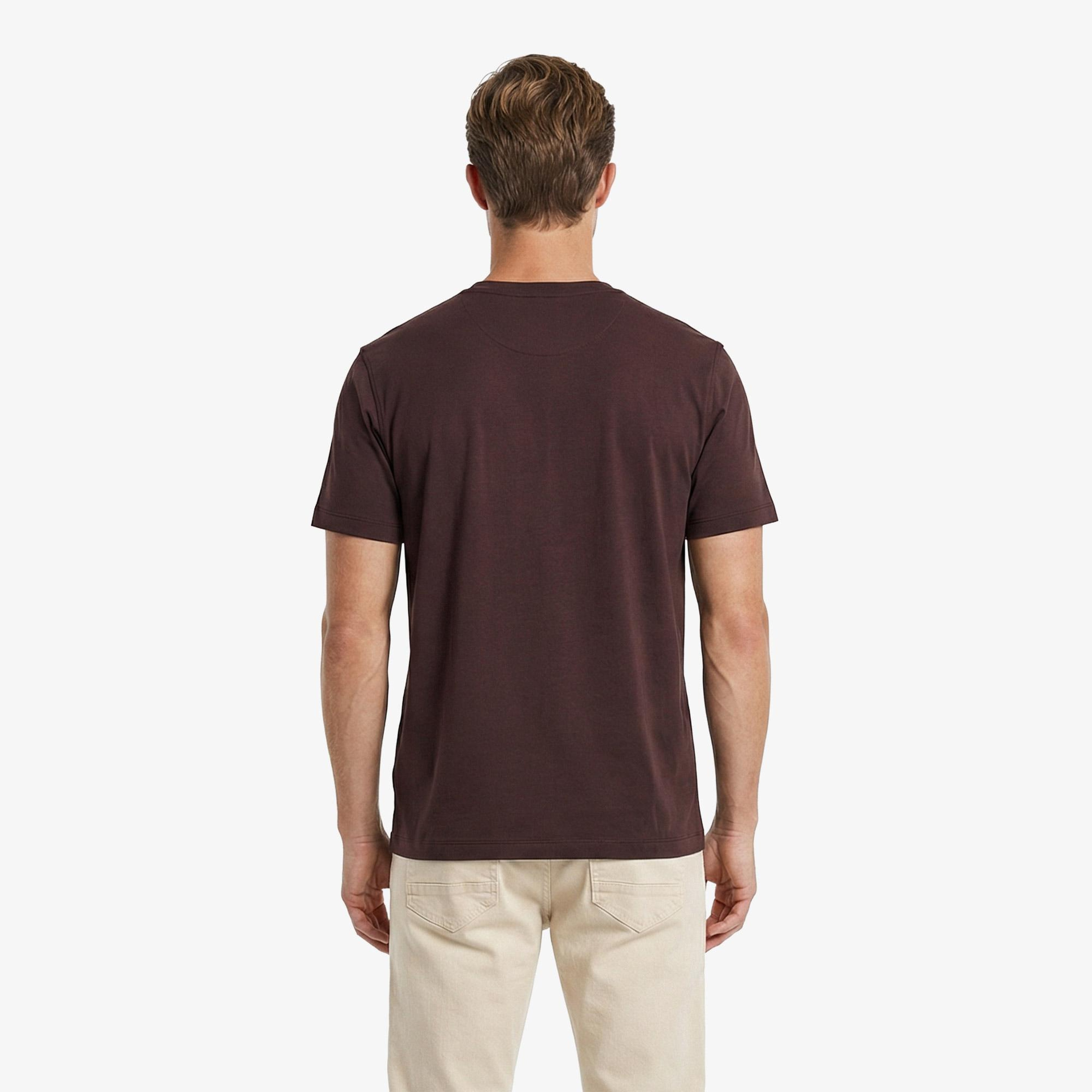Nautica Erkek Kahverengi Regular Fit T-Shirt