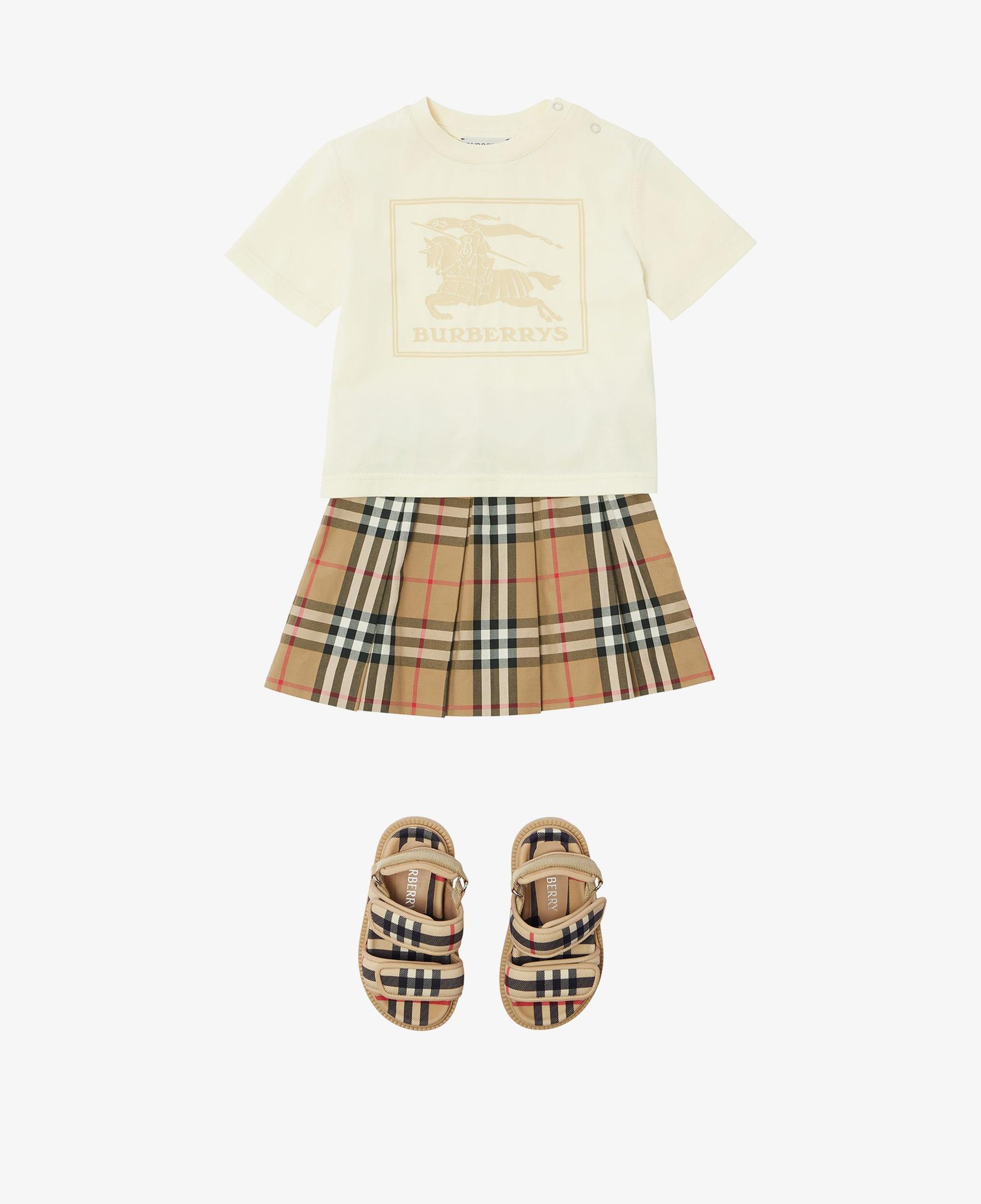 Burberry Çocuk Krem Tshirt