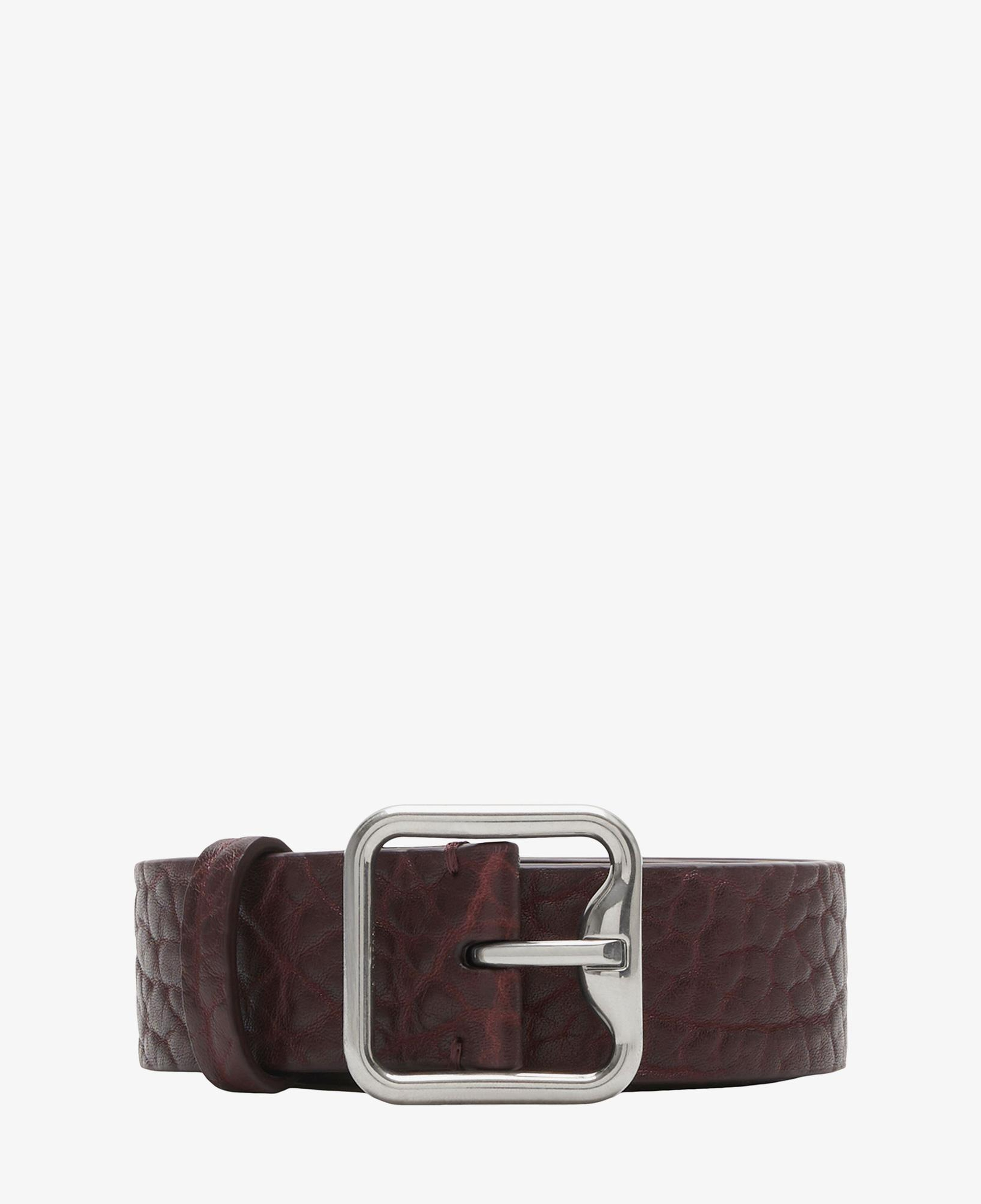 Burberry Erkek Bordo Kemer