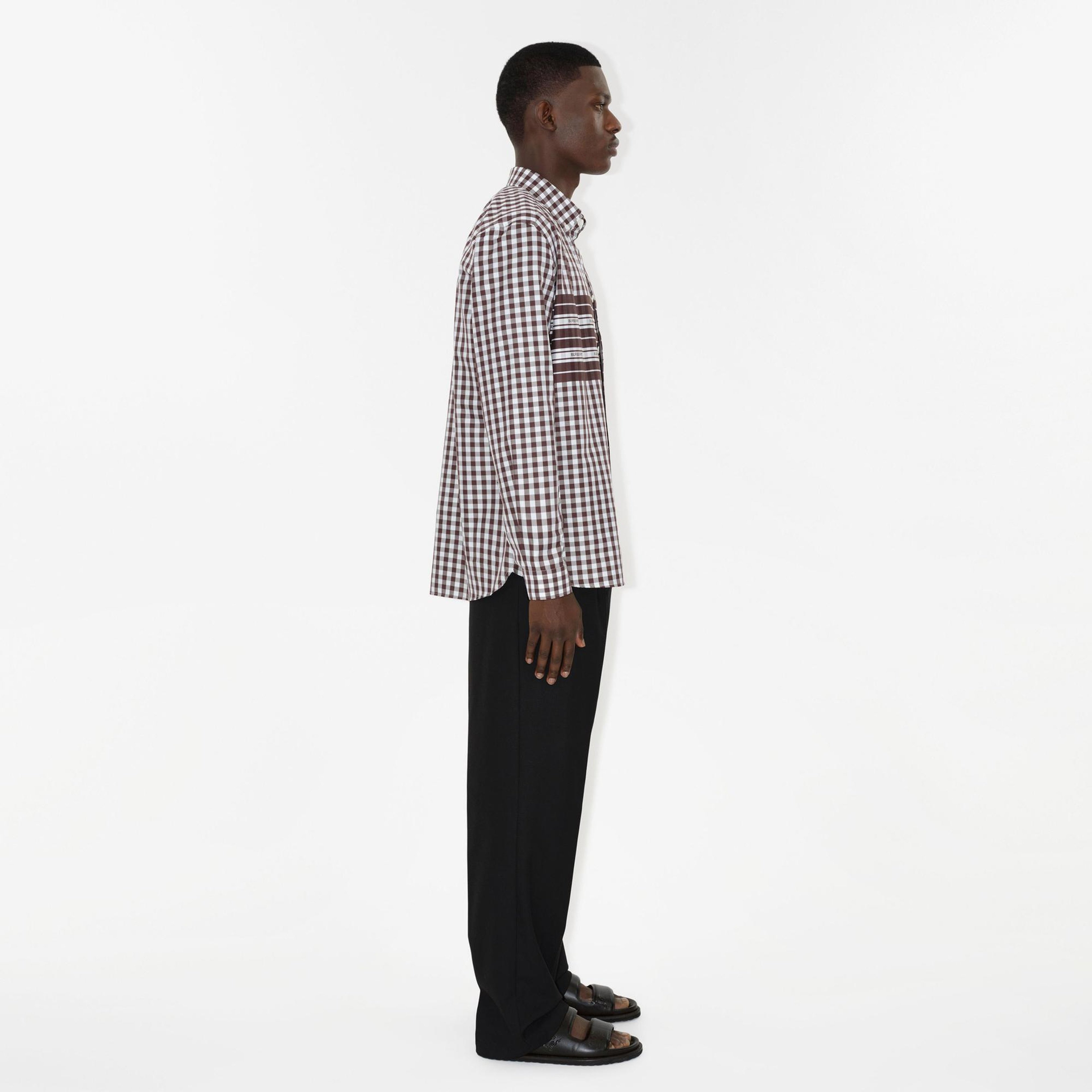 Burberry Erkek Bordo Gömlek