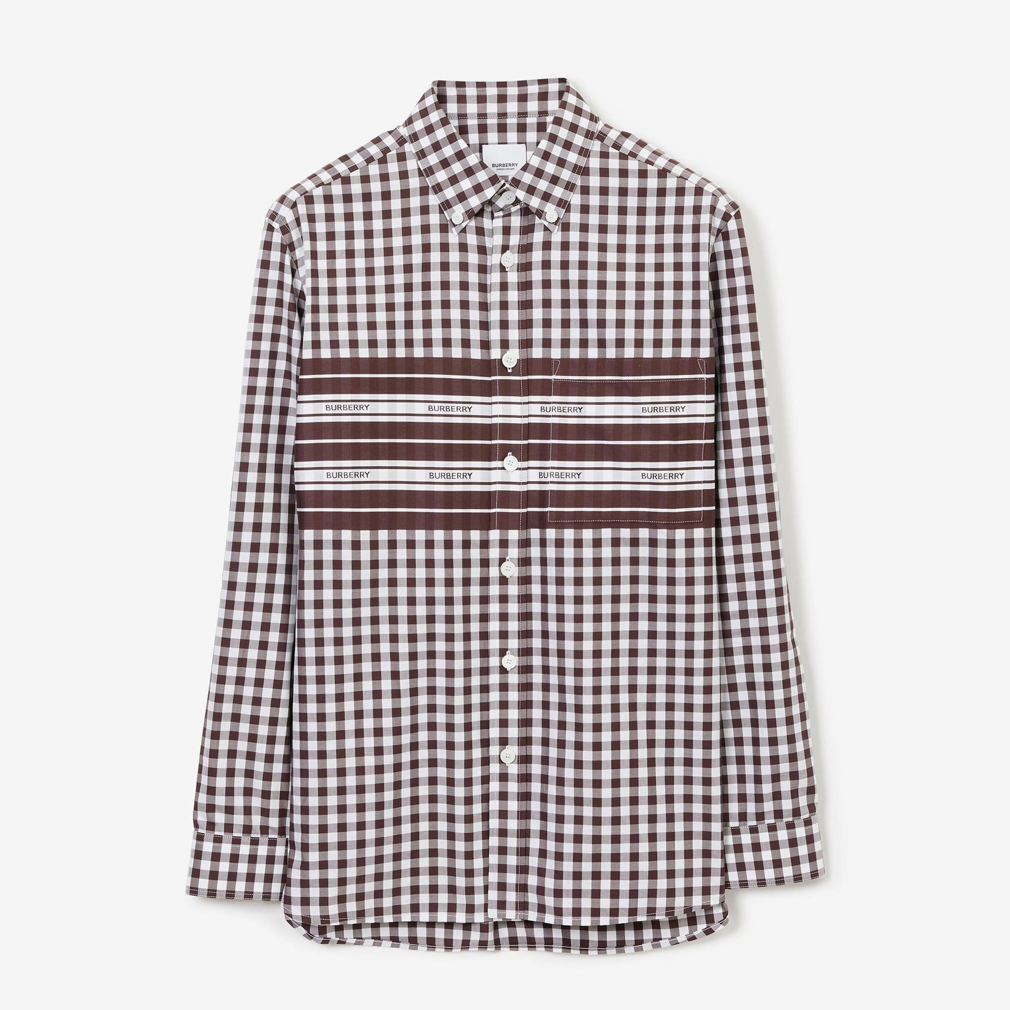 Burberry Erkek Bordo Gömlek