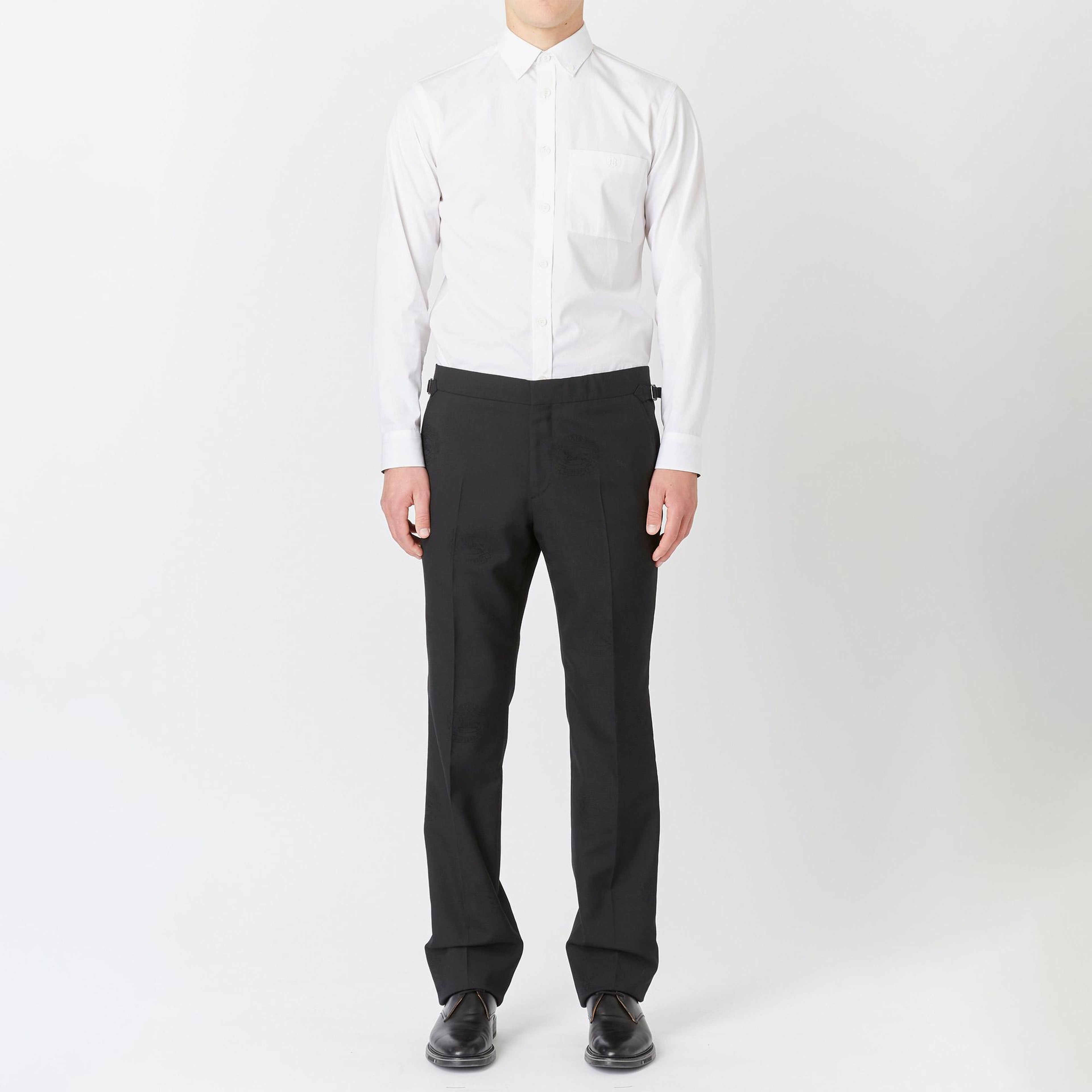 Burberry Erkek Siyah Pantolon