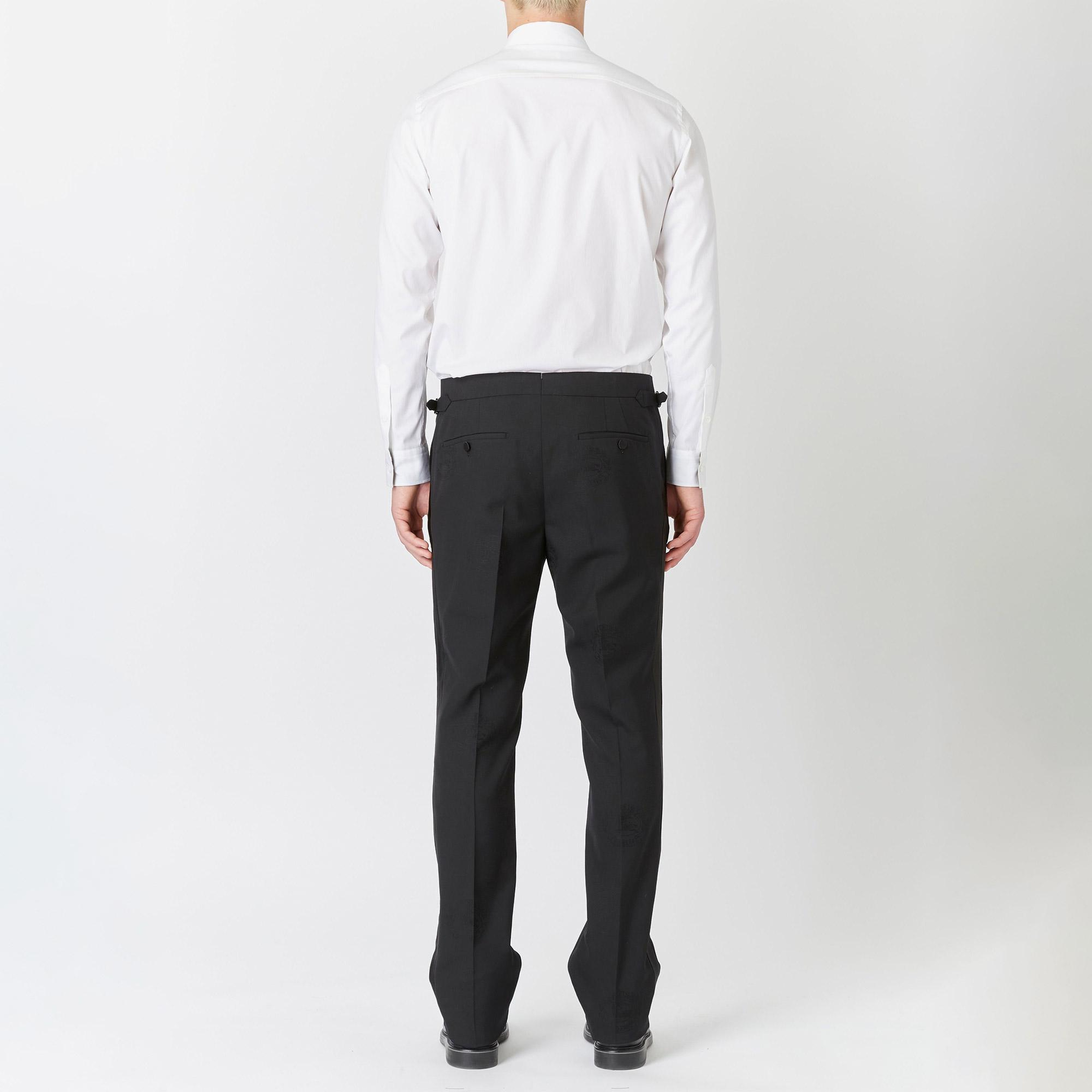 Burberry Erkek Siyah Pantolon