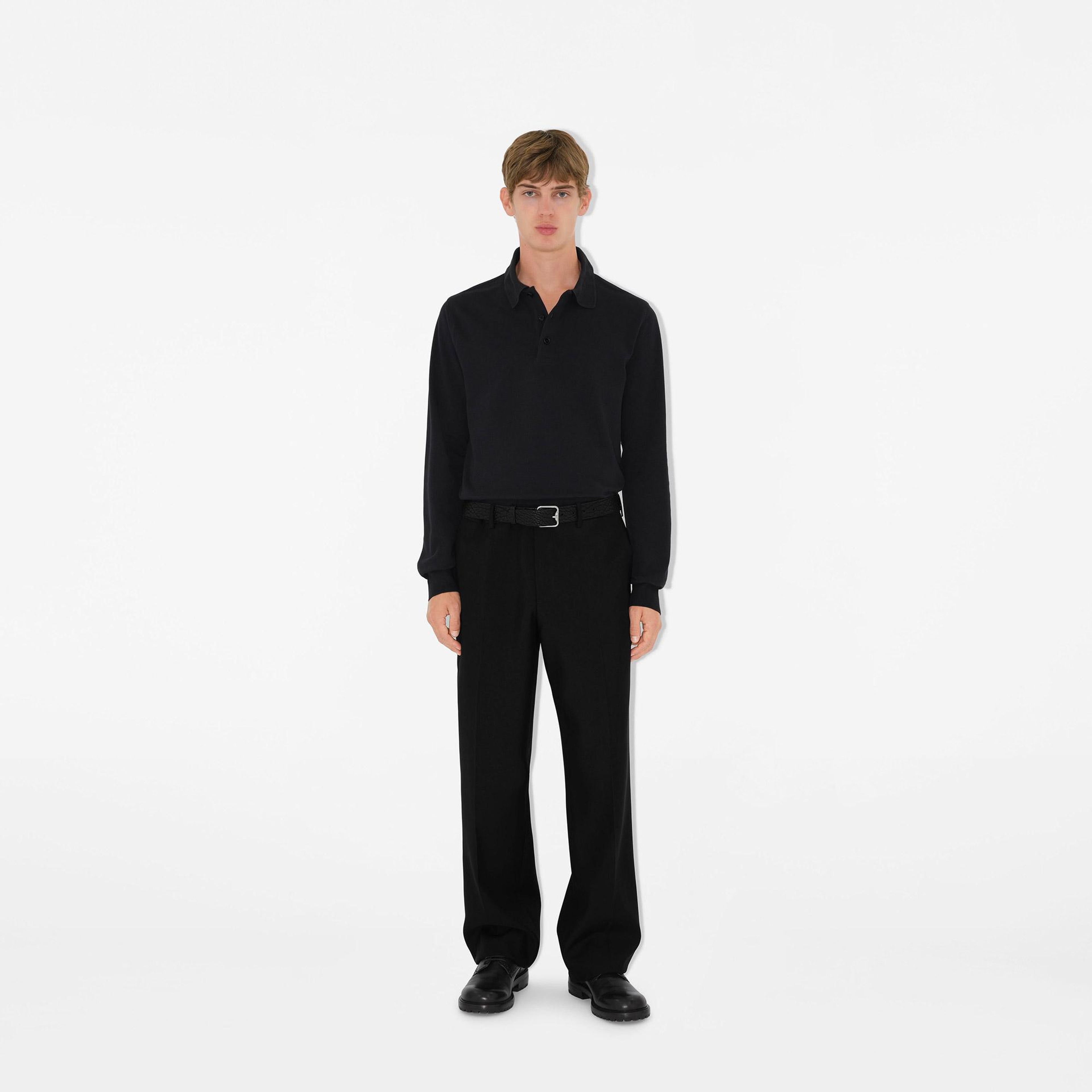 Burberry Erkek Siyah Polo