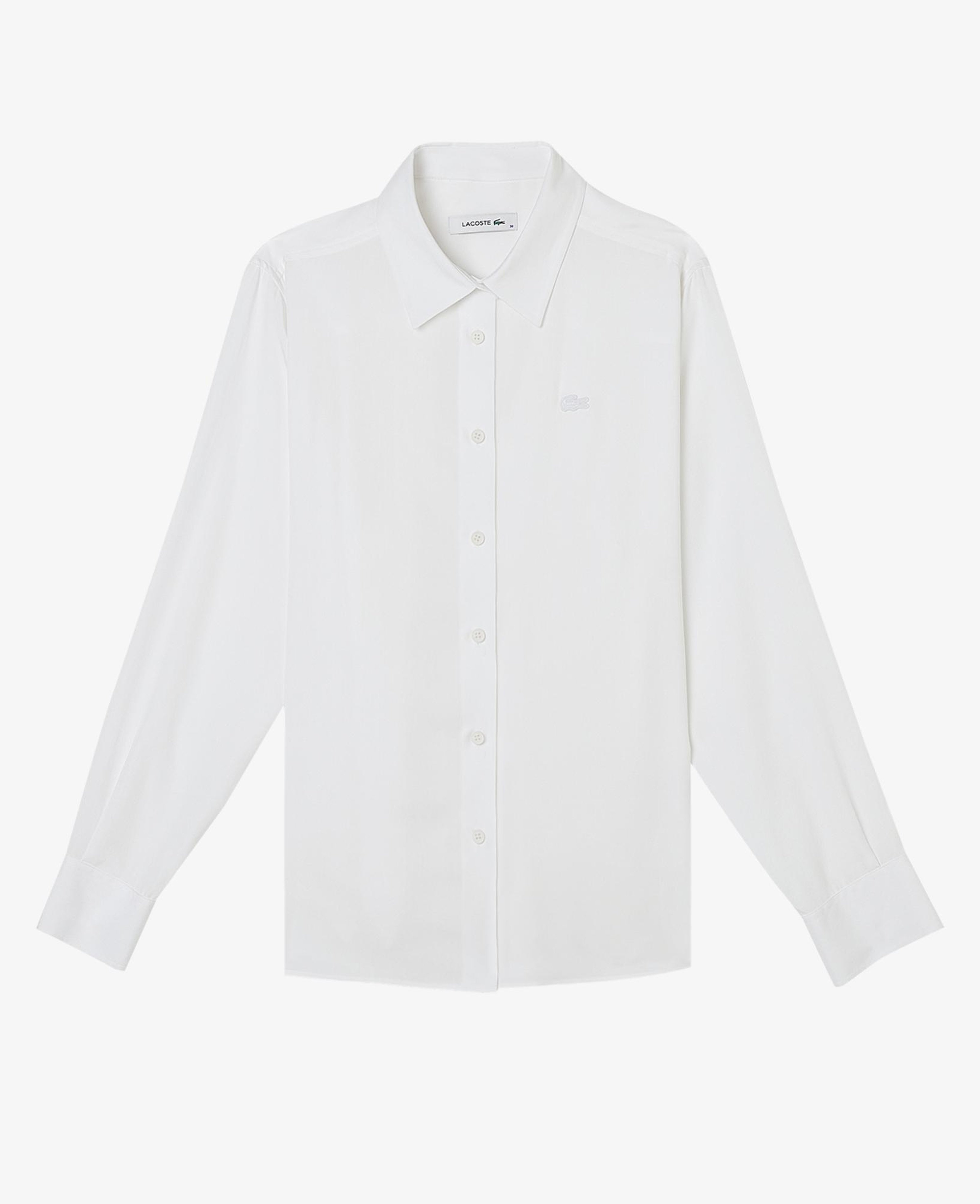 Kadın Slim Fit Beyaz Gömlek