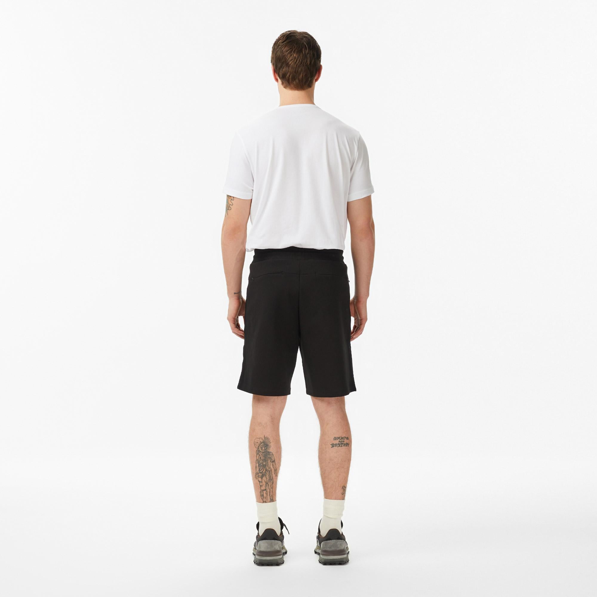 Erkek Regular Fit Siyah Şort