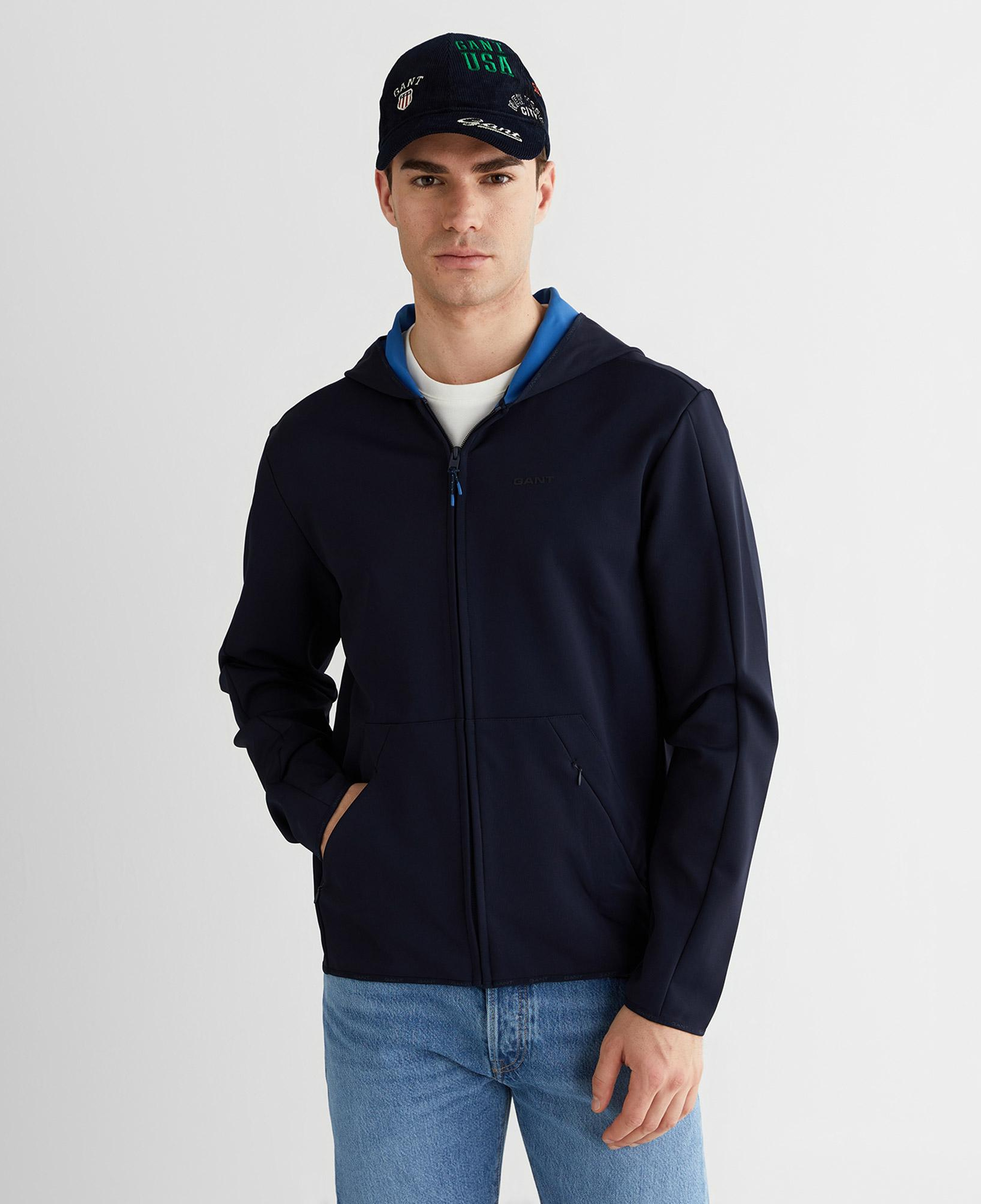 GANT Erkek Lacivert Regular Fit Fermuarlı Ceket