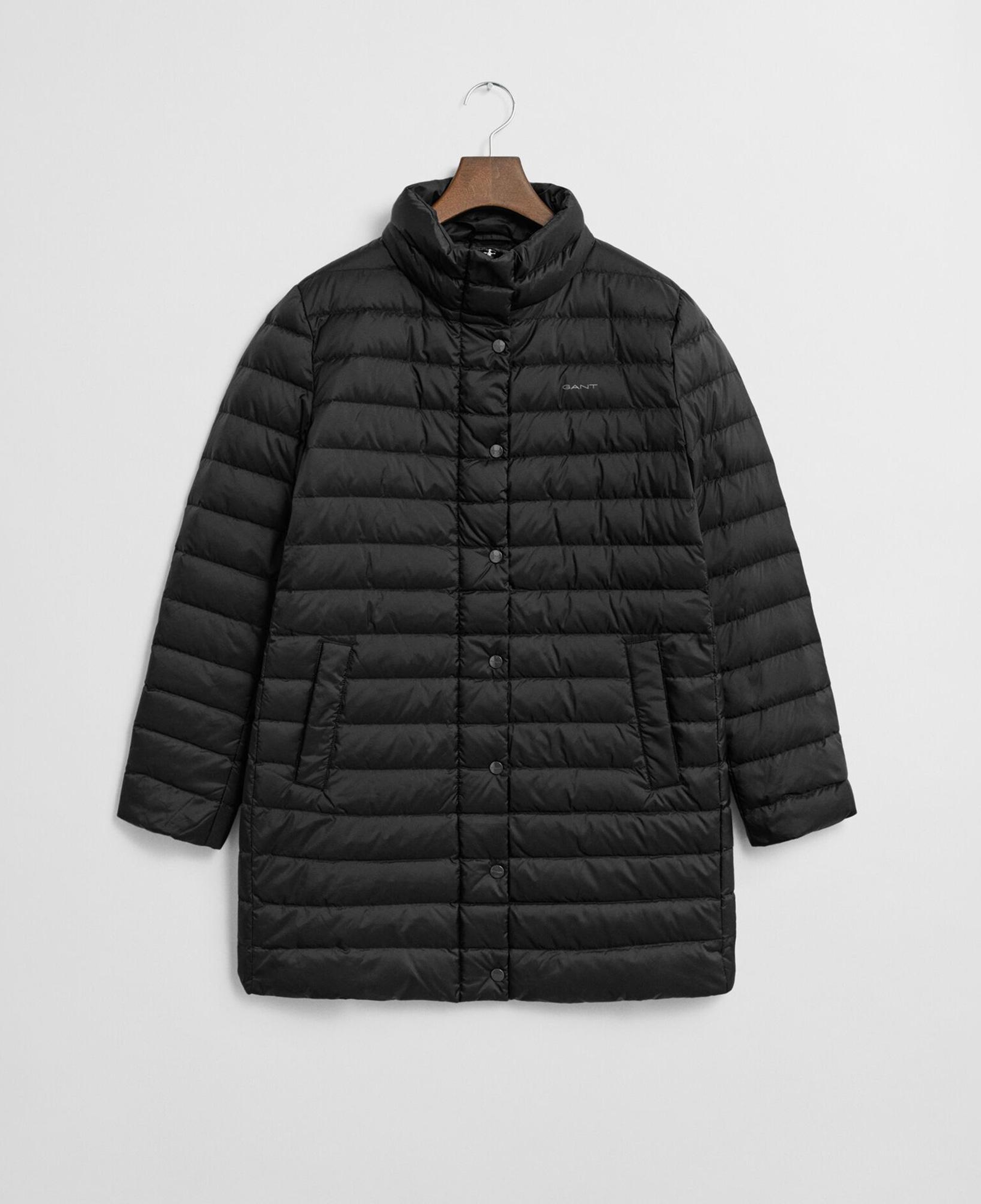 GANT Kadın Siyah Regular Fit Fermuarlı Mont