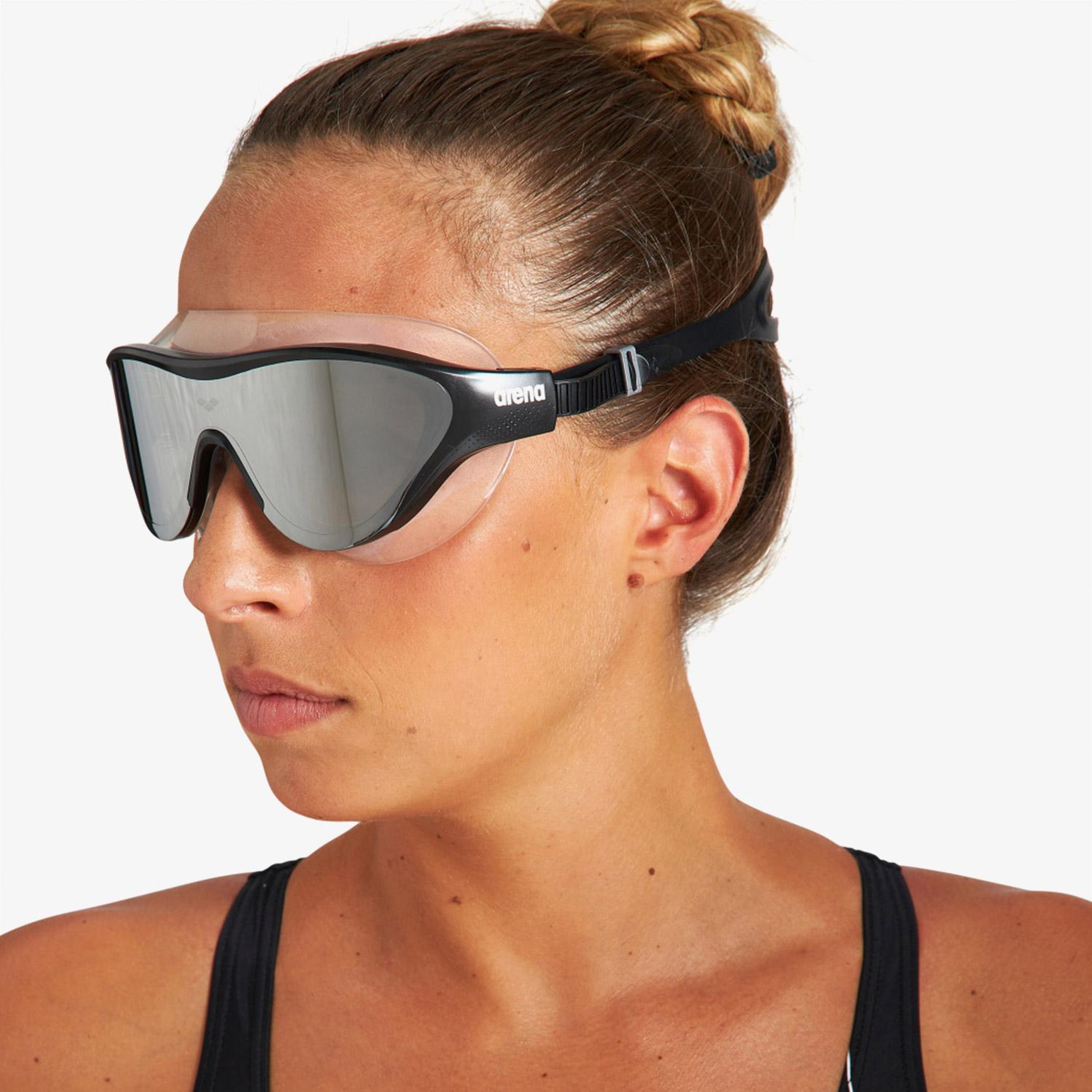 Arena The One Mask Unisex Aynalı Gri Yüzücü Gözlüğü