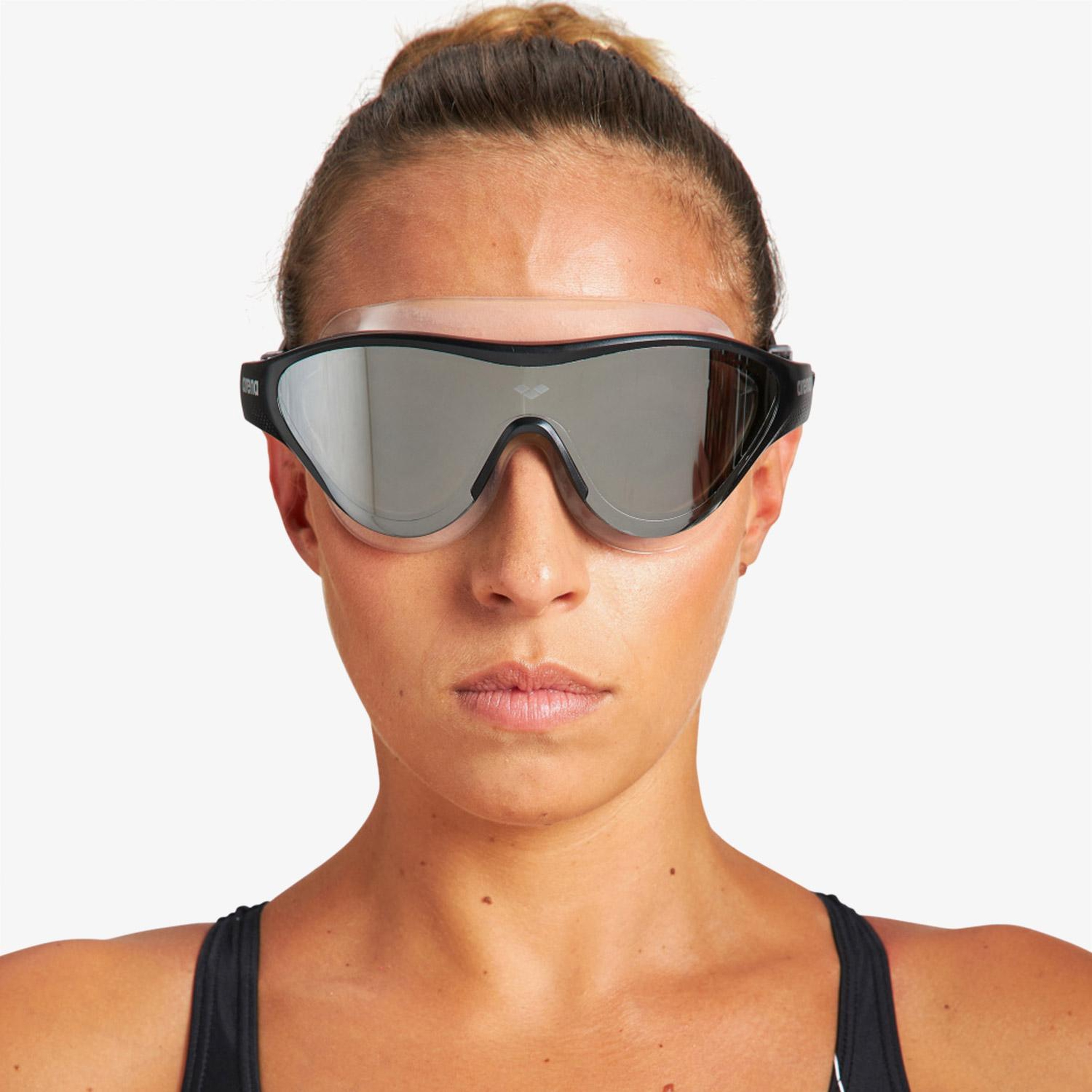 Arena The One Mask Unisex Aynalı Gri Yüzücü Gözlüğü