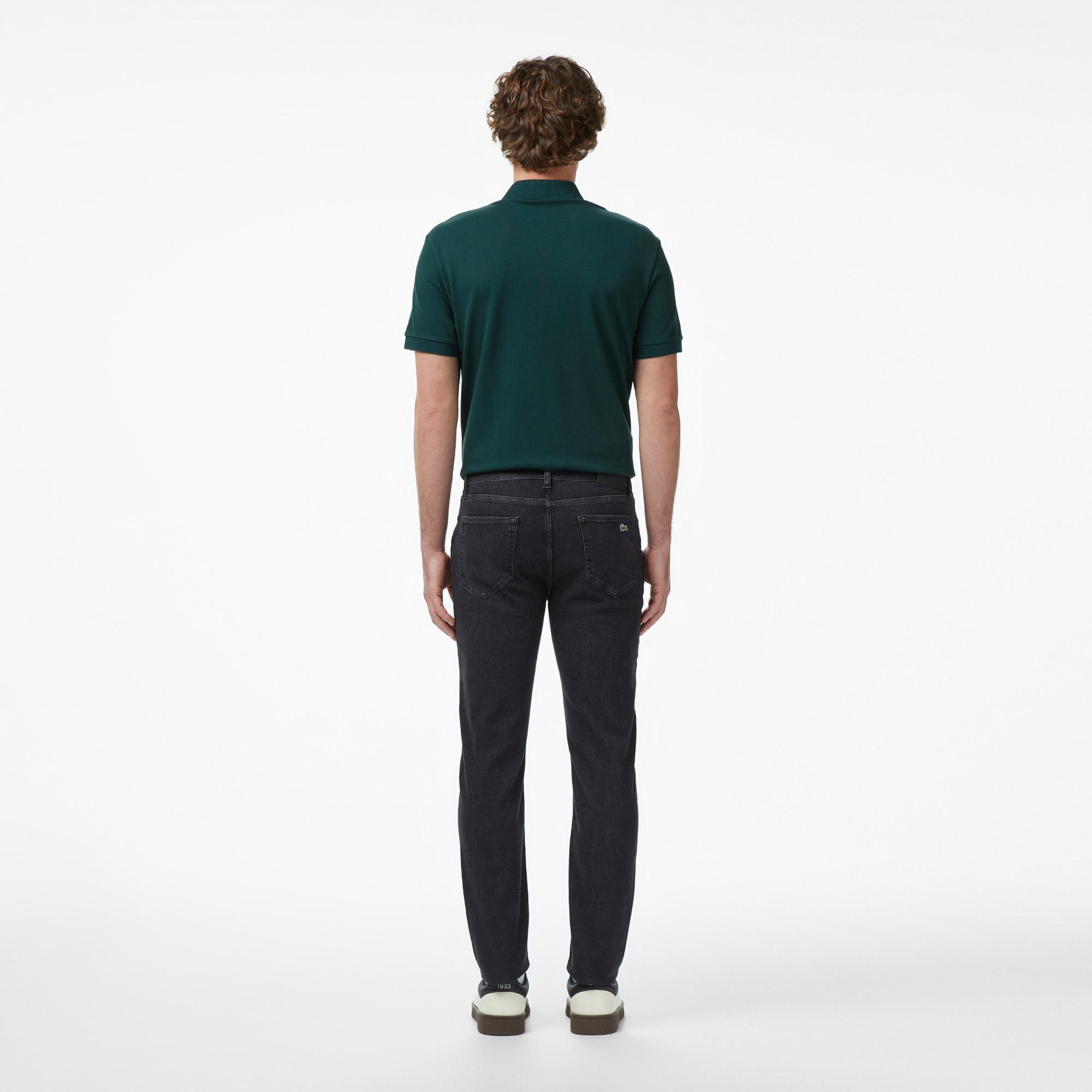 Erkek Slim Fit Koyu Mavi Jean Pantolon