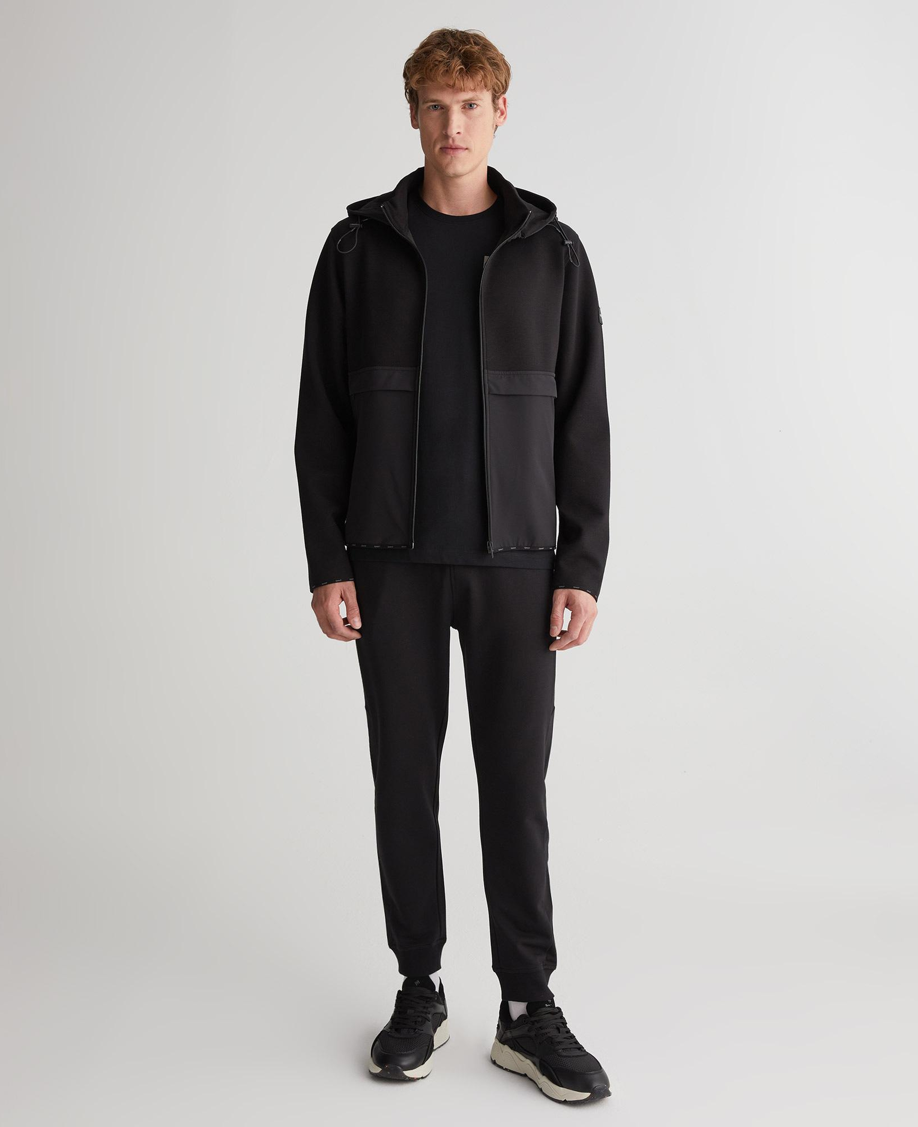 GANT Erkek Siyah Regular Fit Fermuarlı Sweatshirt
