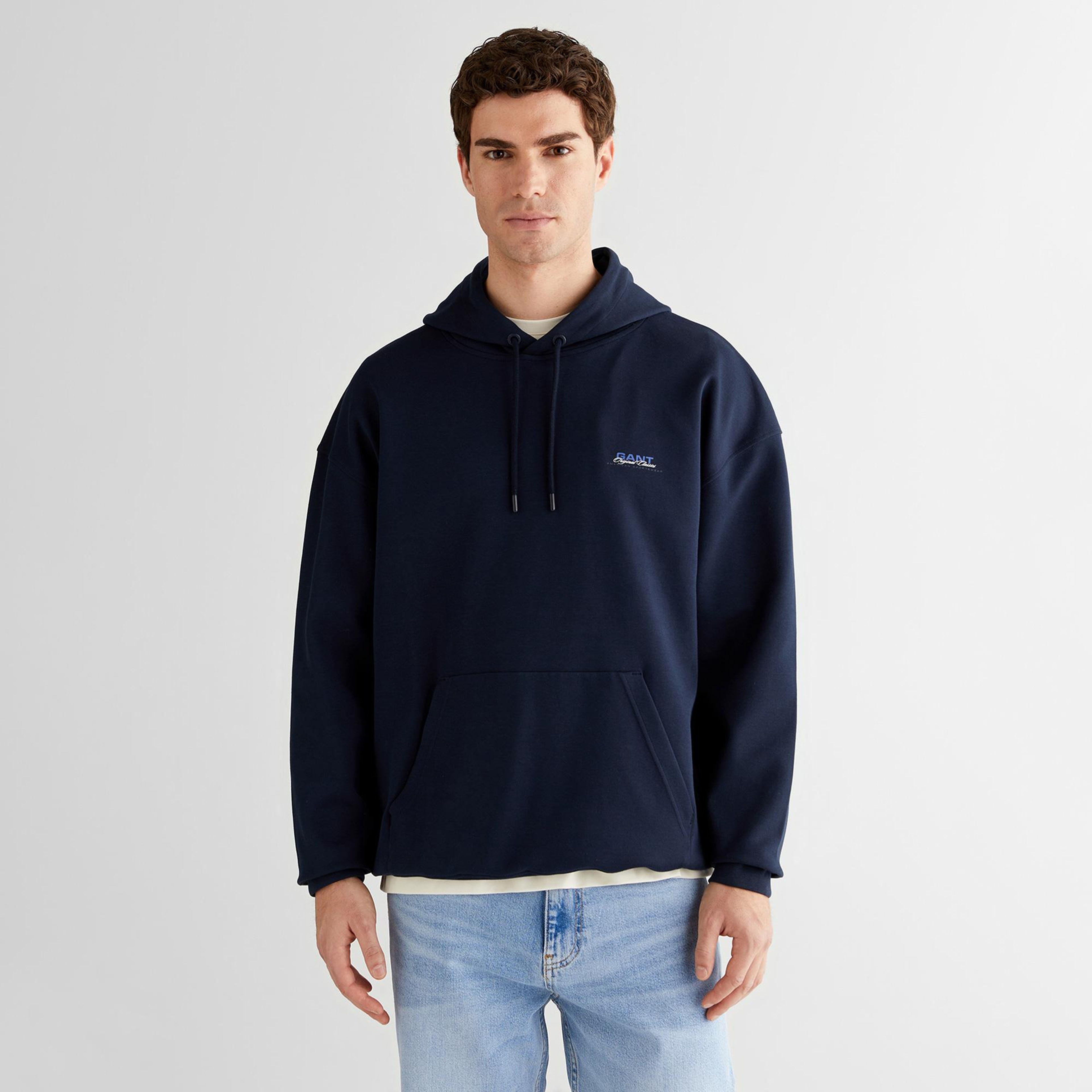 GANT Erkek Lacivert Sweatshirt