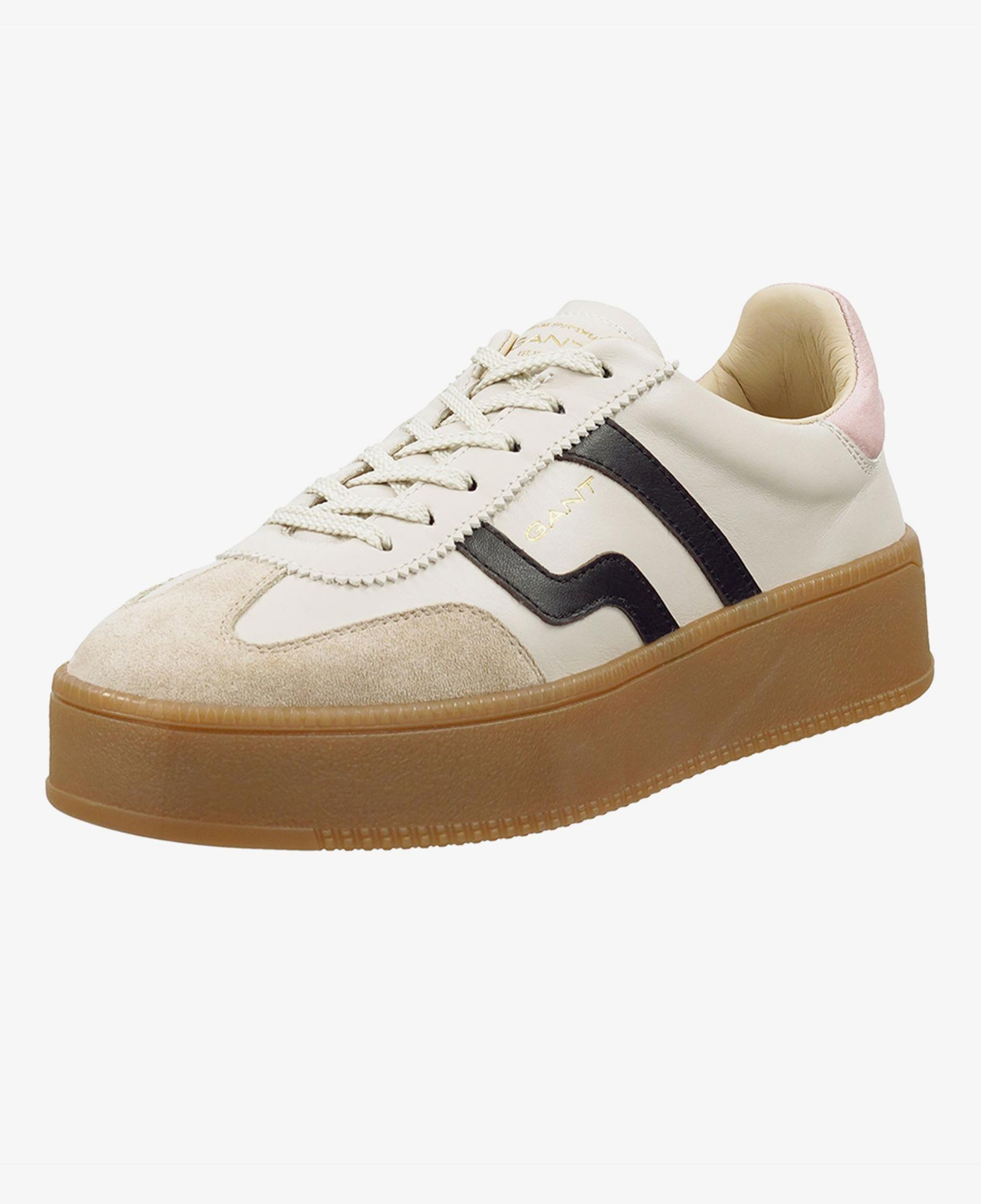 GANT Kadın Bej Deri Cuzmani Sneaker