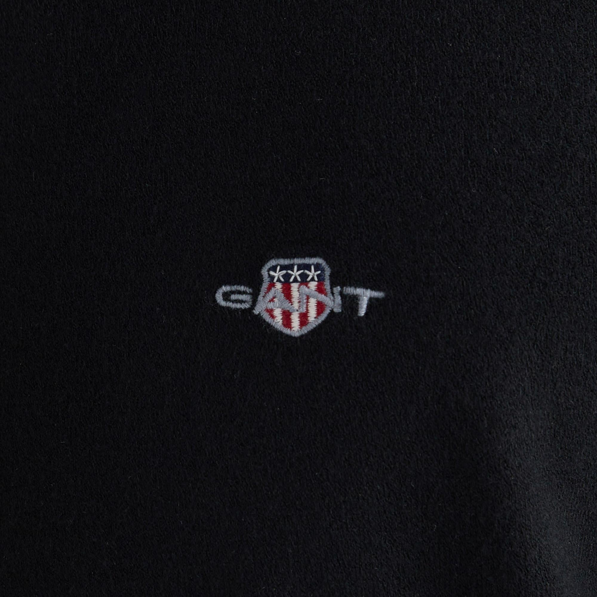 GANT Erkek Siyah Regular Fit Uzun Kollu Triko