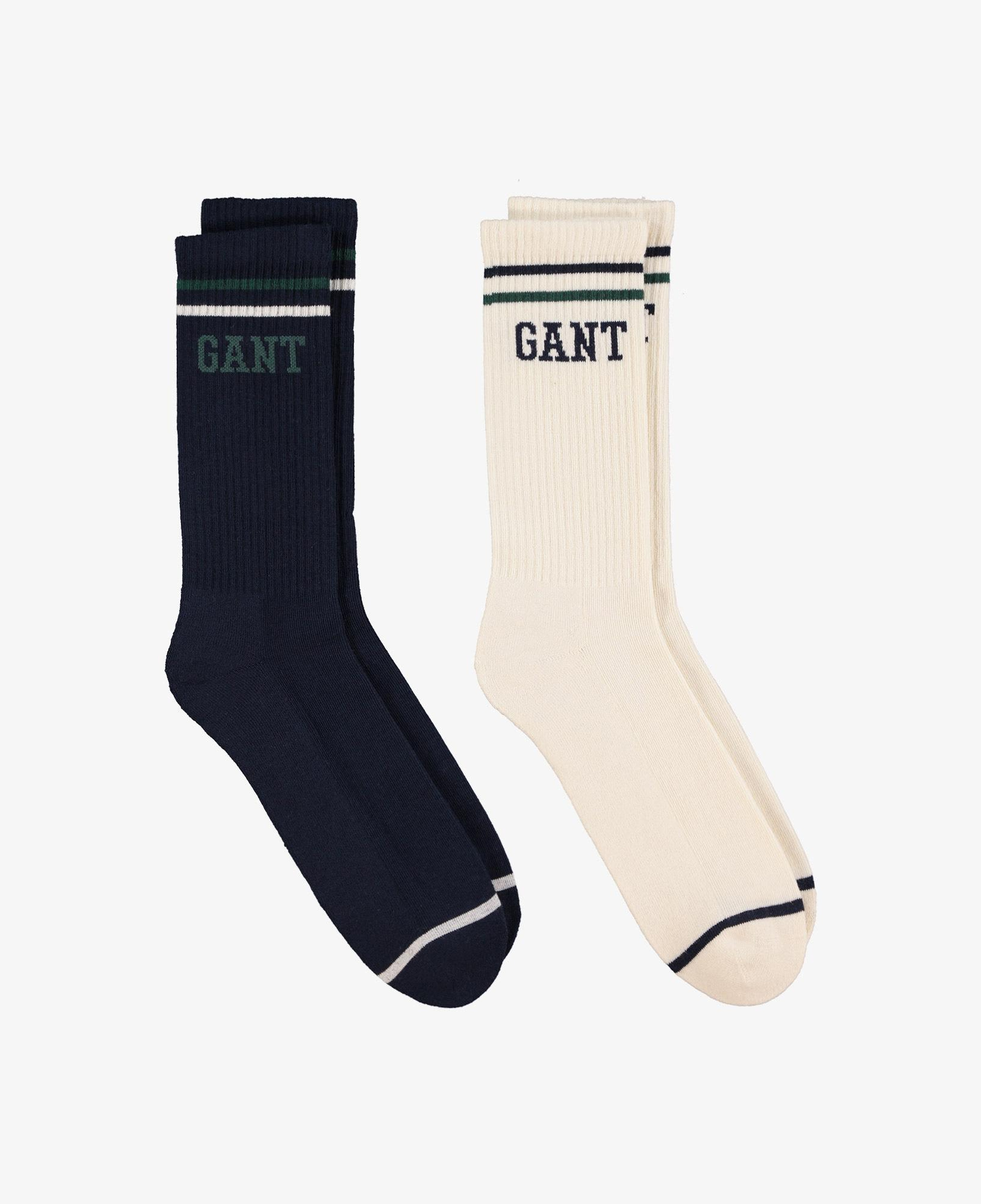 GANT Unisex Lacivert Standart 2'li Fit Çorap