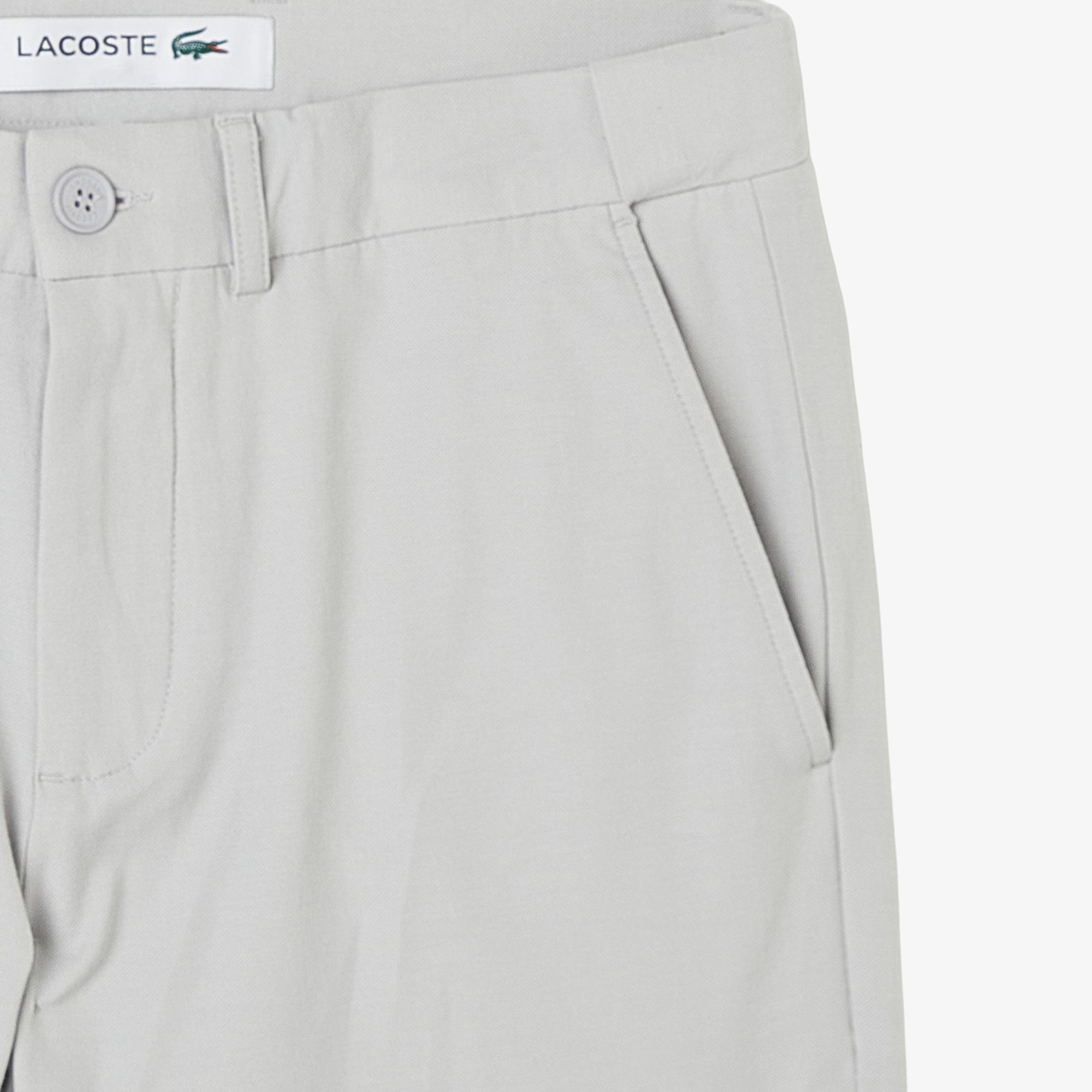 Erkek Slim Fit Gri Chino Pantolon