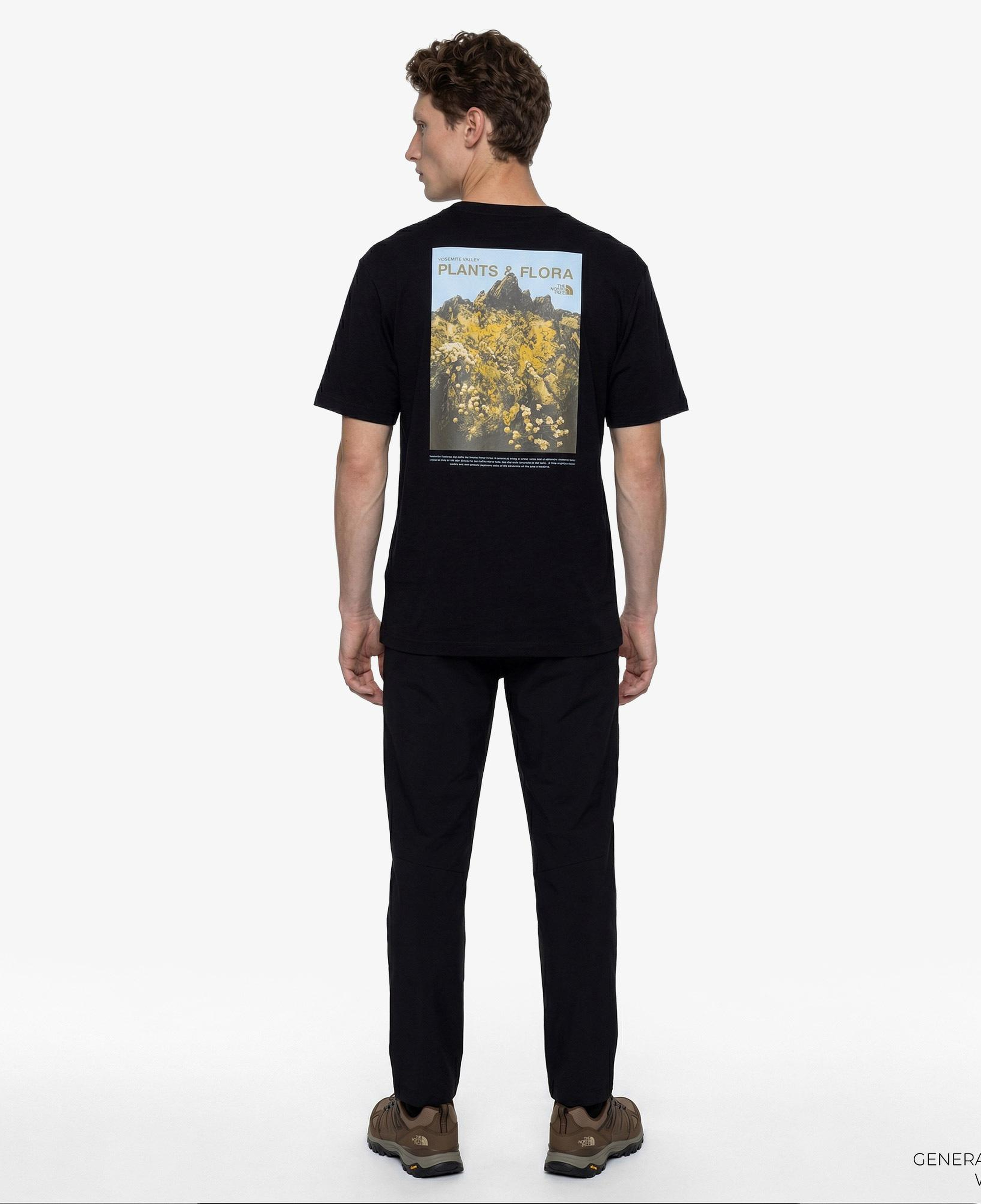 The North Face Plant Amp Flora Oversize Sleev Erkek Siyah T-Shirt