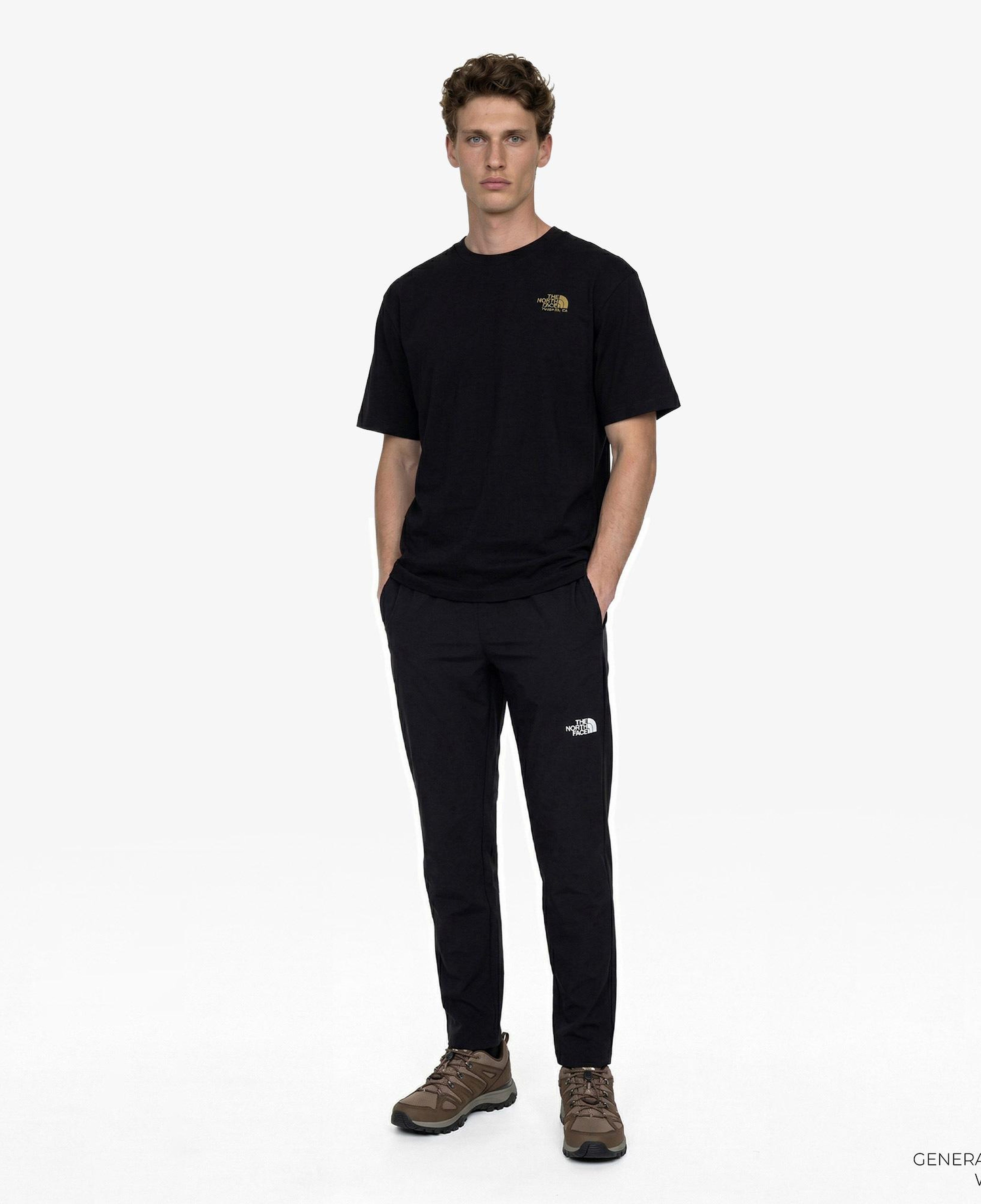 The North Face Plant Amp Flora Oversize Sleev Erkek Siyah T-Shirt