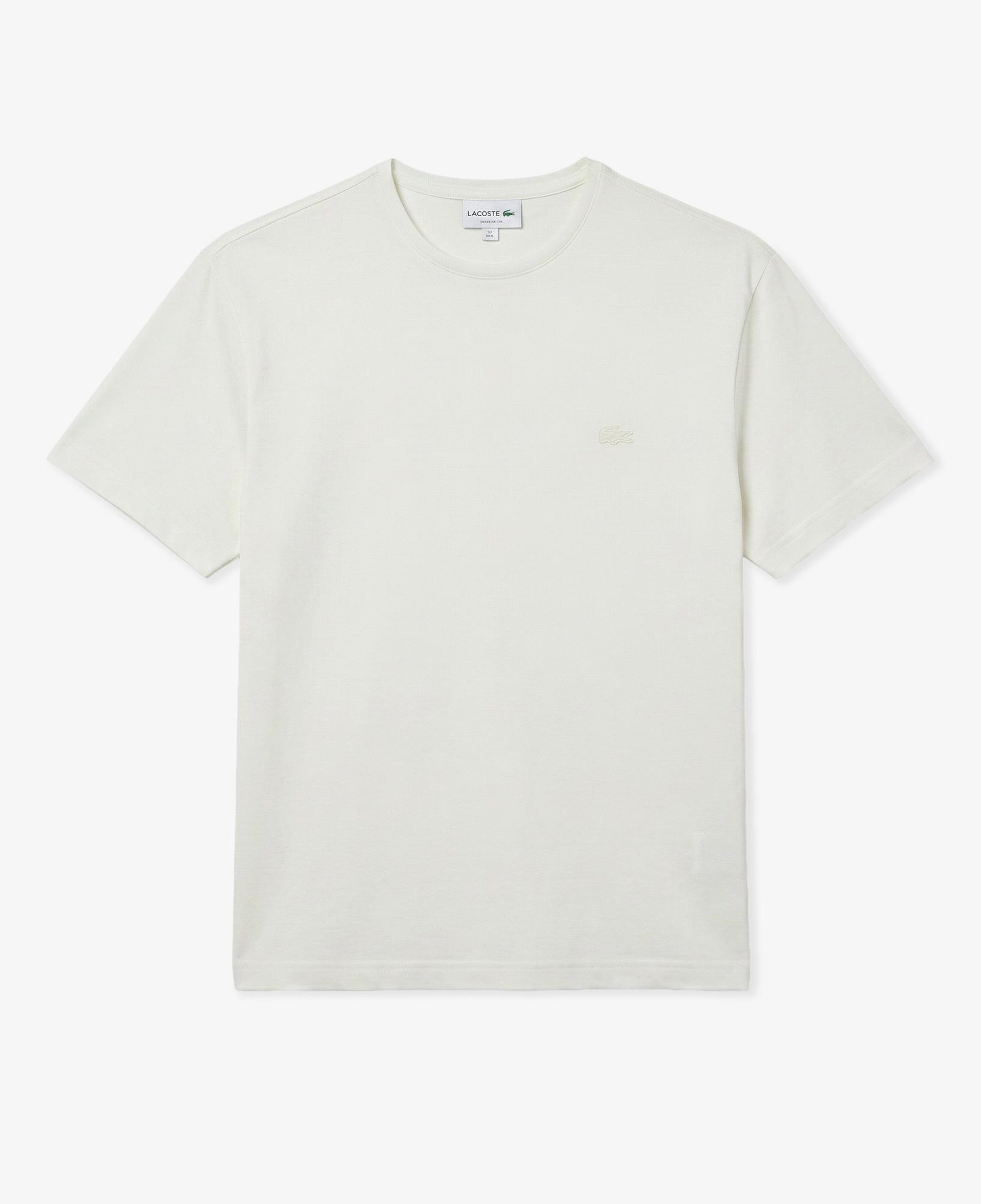 Erkek Relaxed Fit Bisiklet Yaka Beyaz T-Shirt