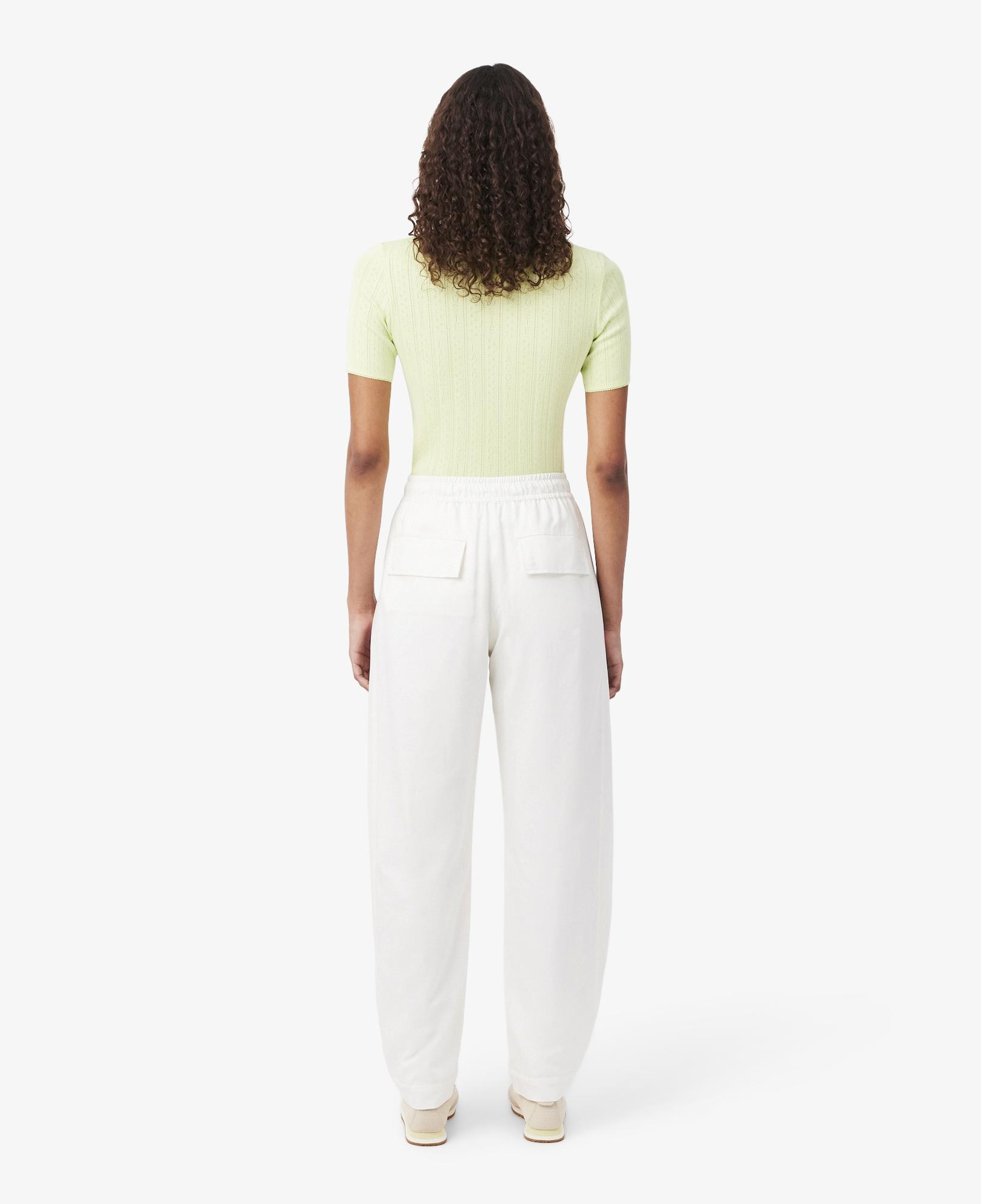 Kadın Oversize Fit Beyaz Pantolon
