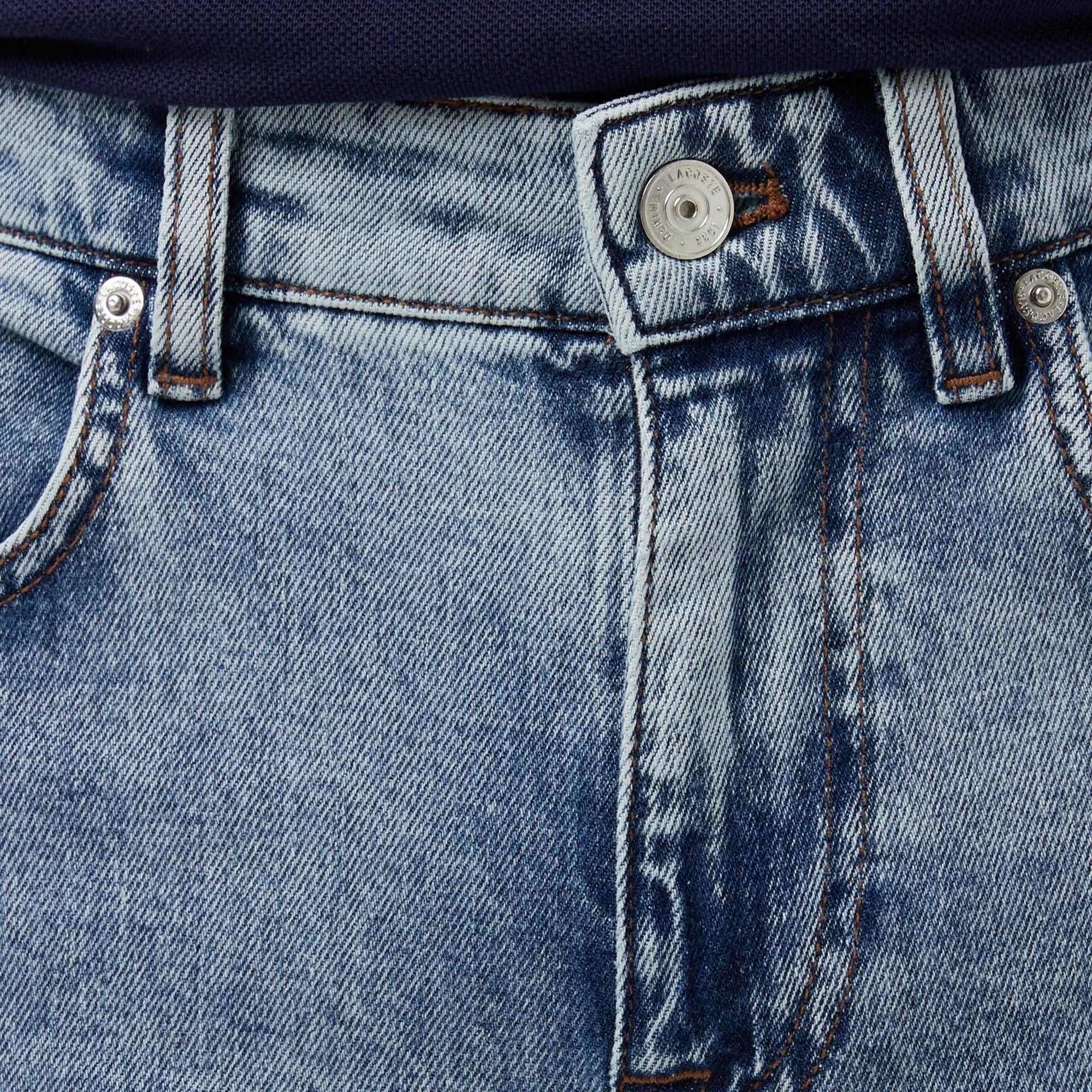 Erkek Relaxed Fit Mavi Jean Pantolon