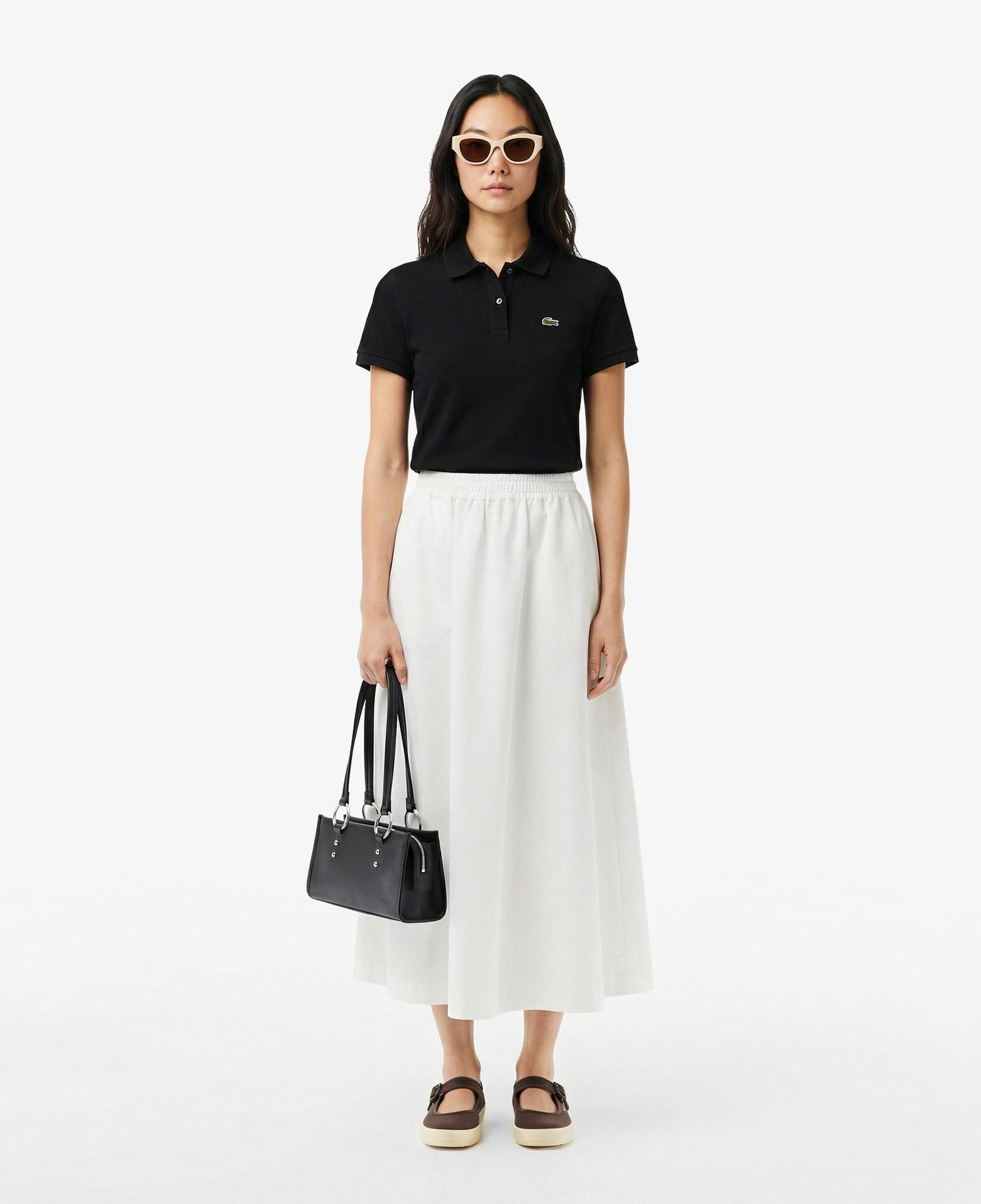 Kadın Flare Fit Beyaz Etek
