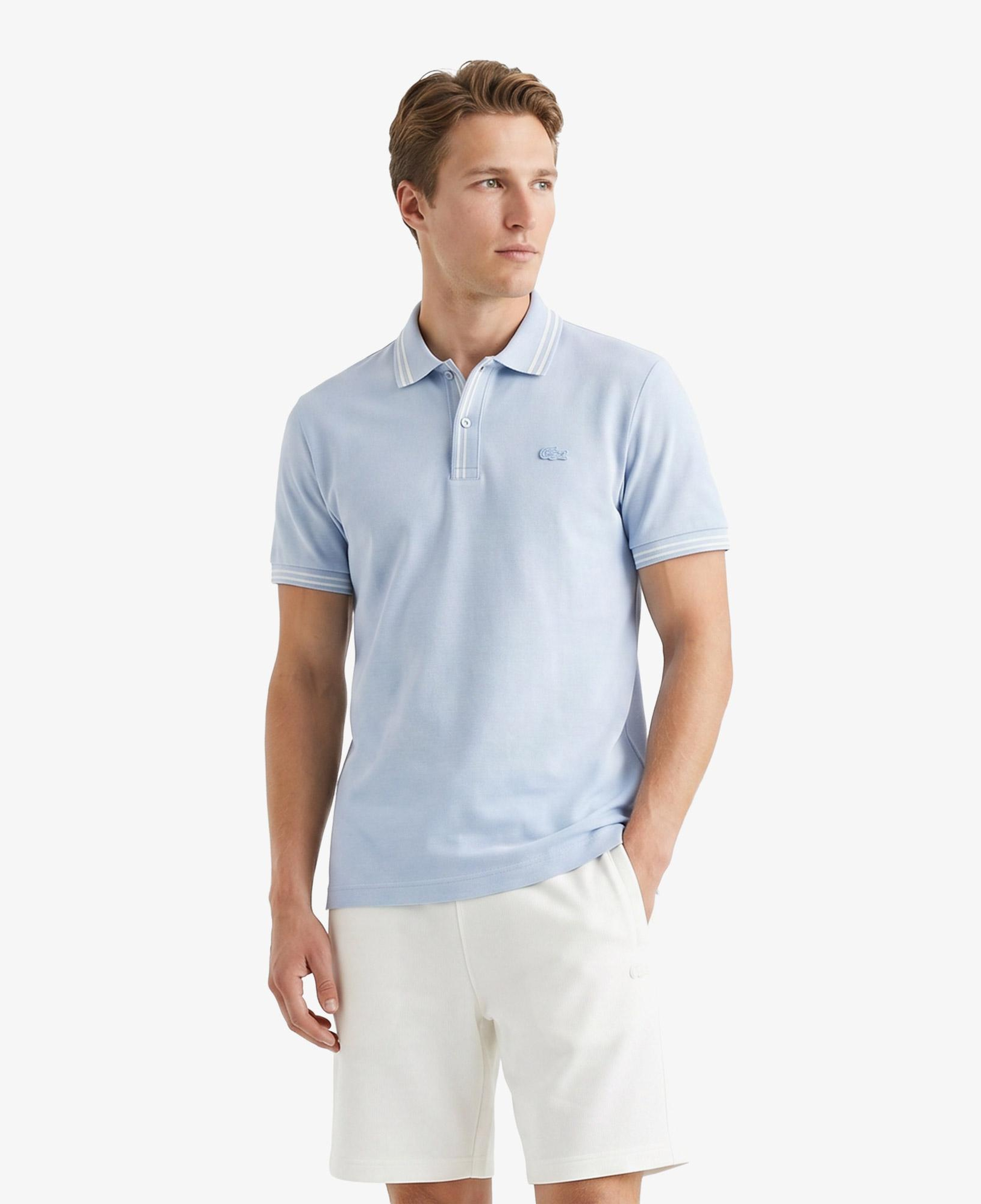 Erkek Regular Fit Mavi Polo