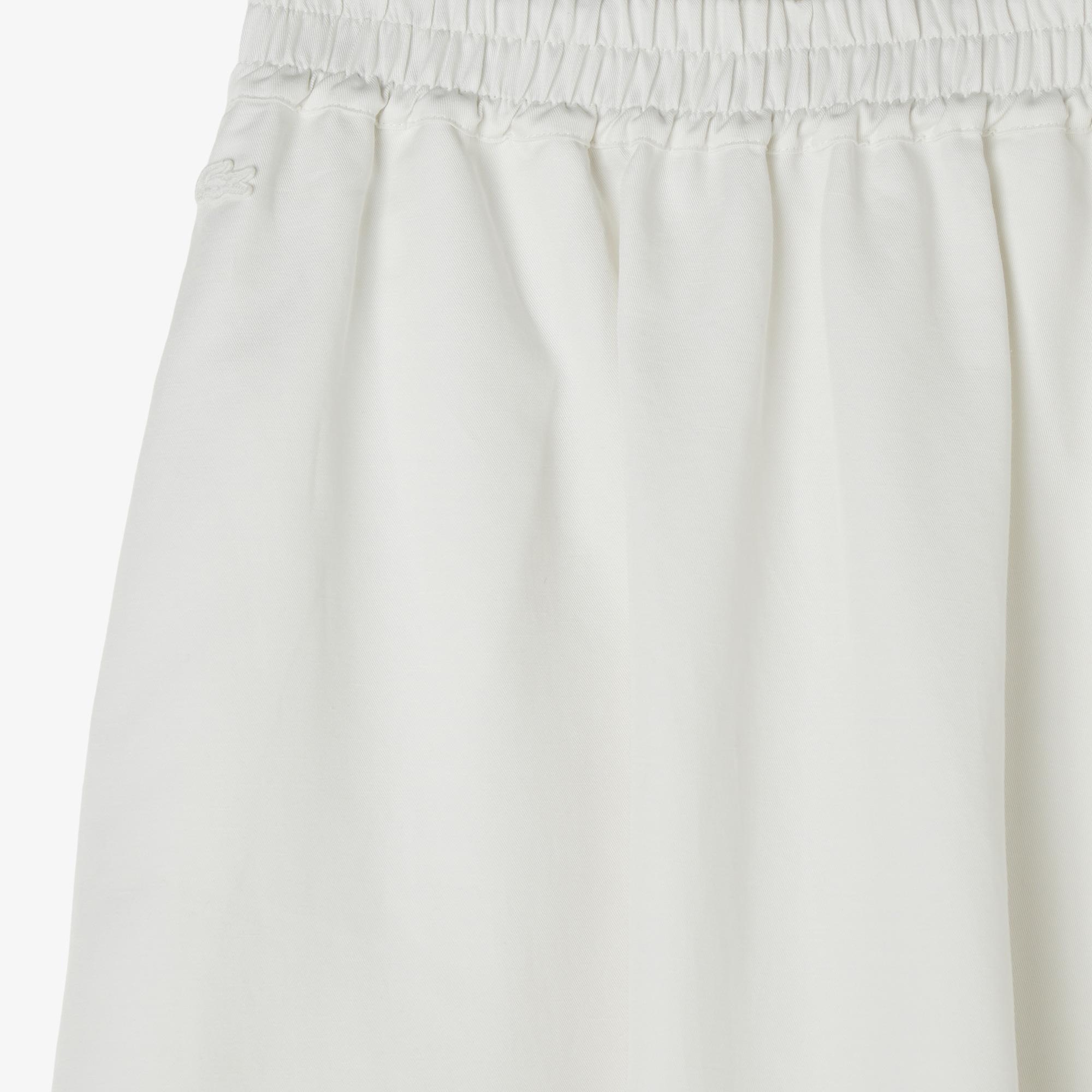 Kadın Flare Fit Beyaz Etek