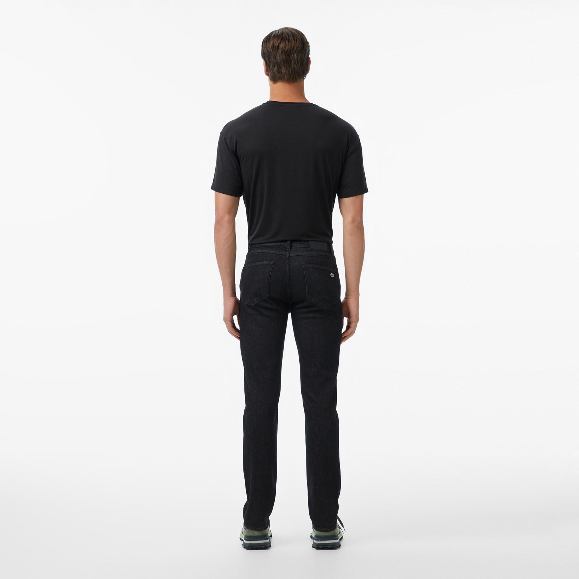 Erkek Relaxed Fit Siyah Jean Pantolon