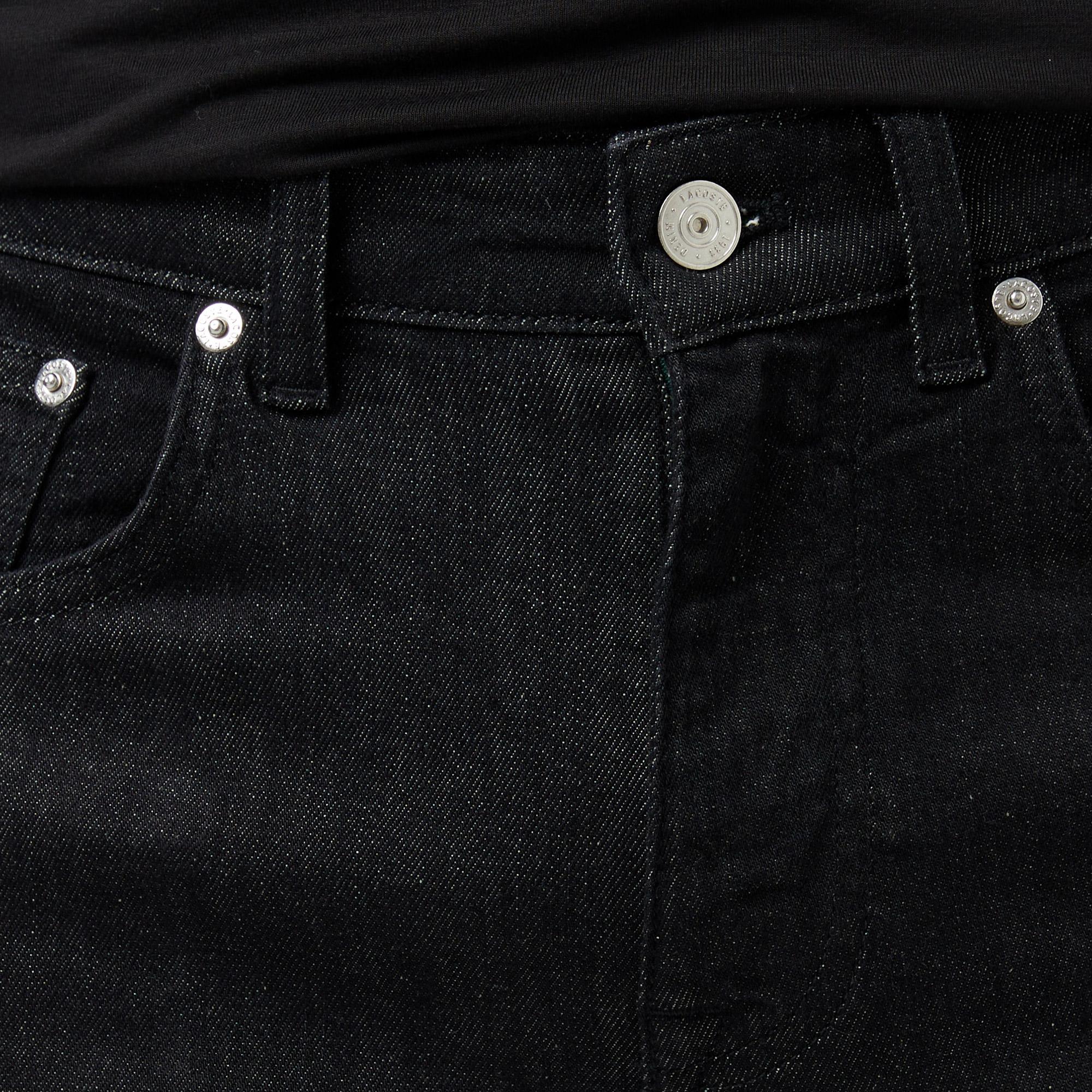 Erkek Relaxed Fit Siyah Jean Pantolon