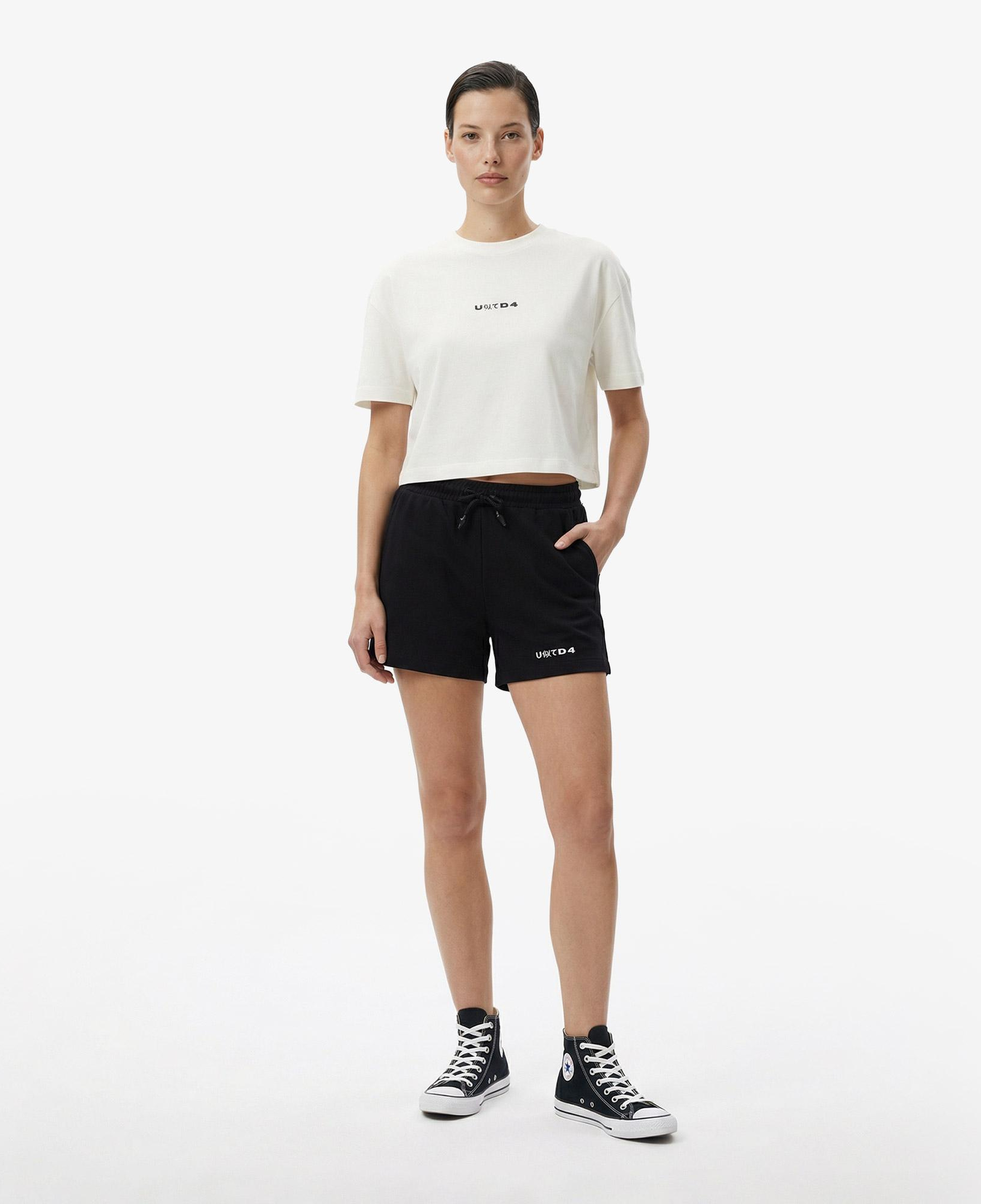 UNITED4 Regular Fit Kadın Siyah Şort