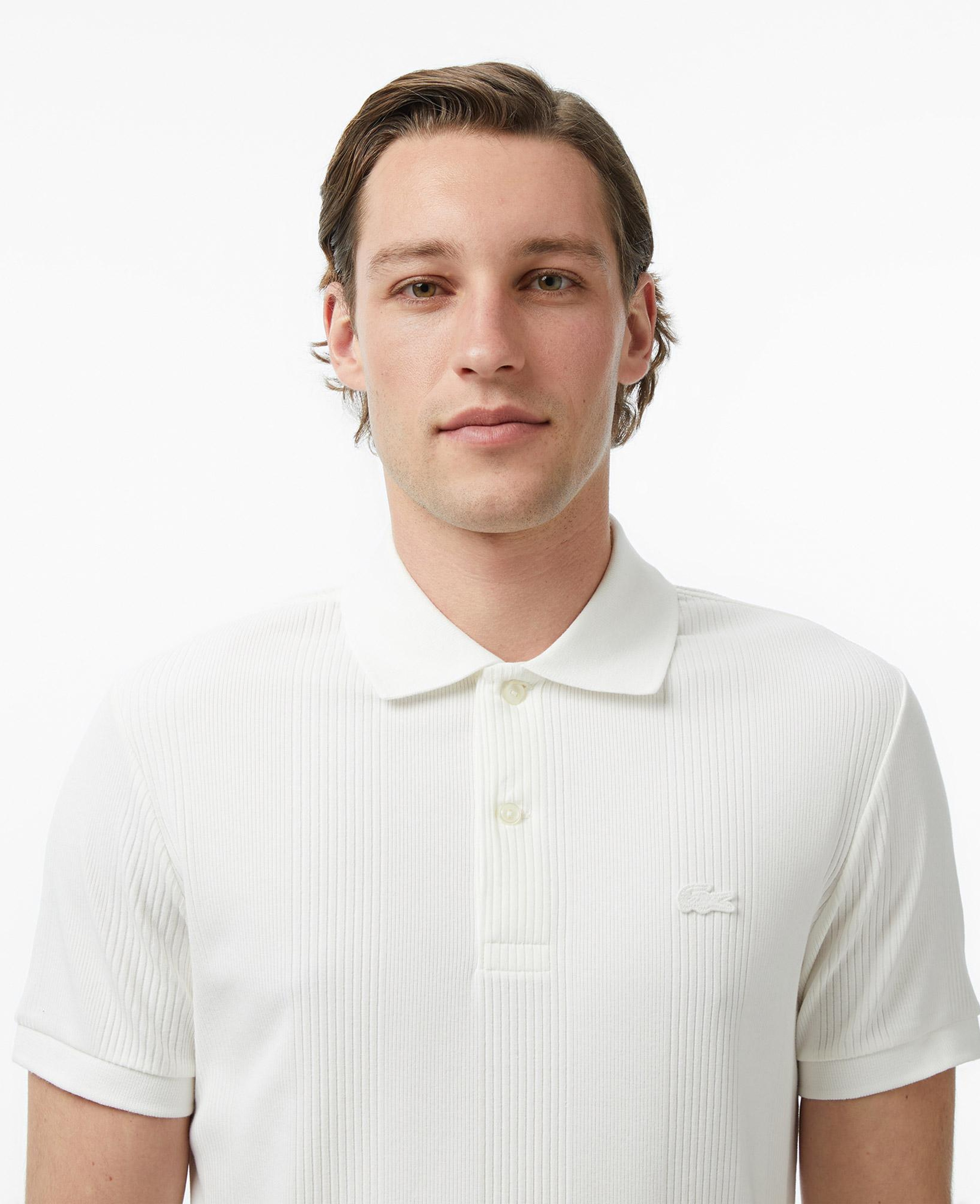 Erkek Classic Fit Beyaz Polo