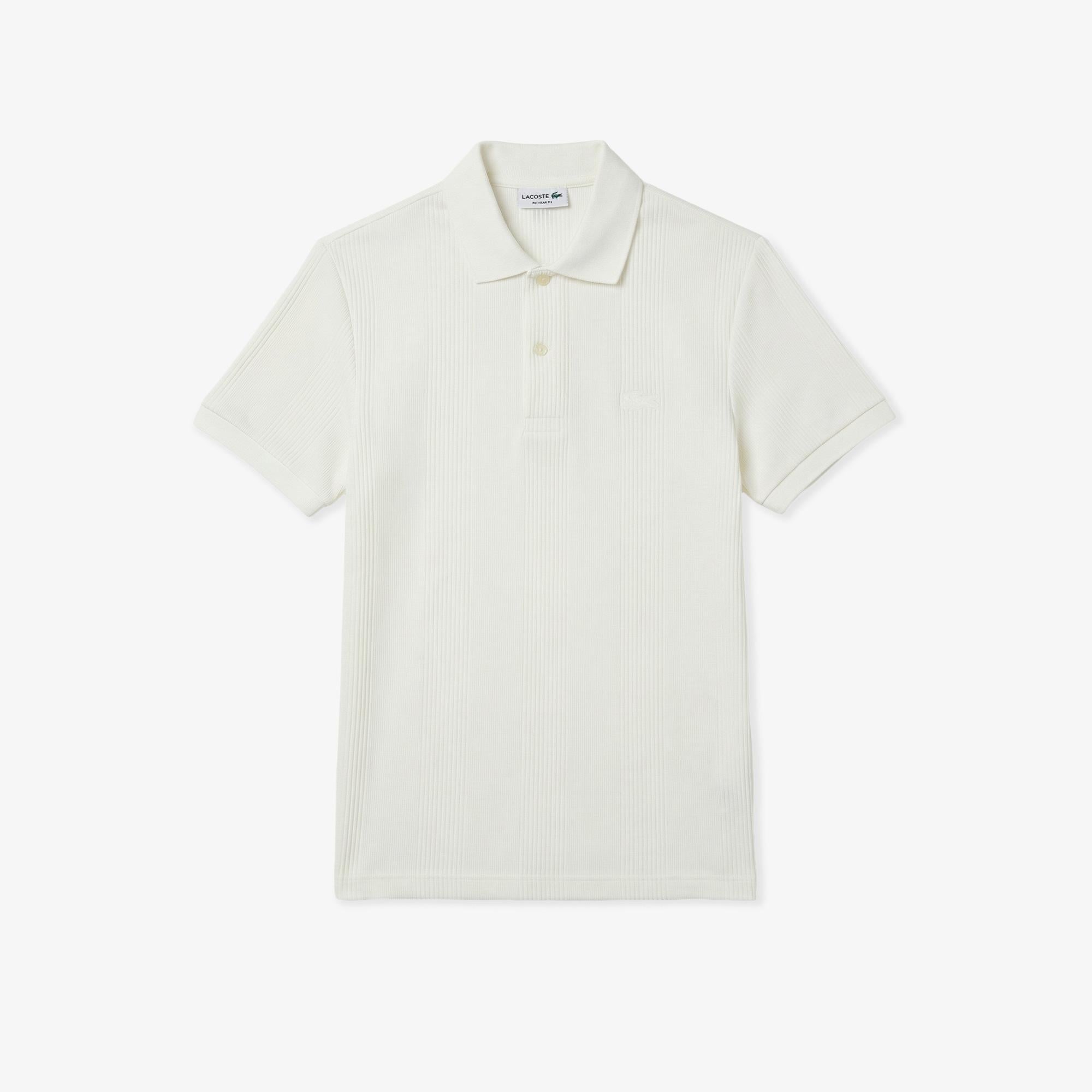 Erkek Classic Fit Beyaz Polo