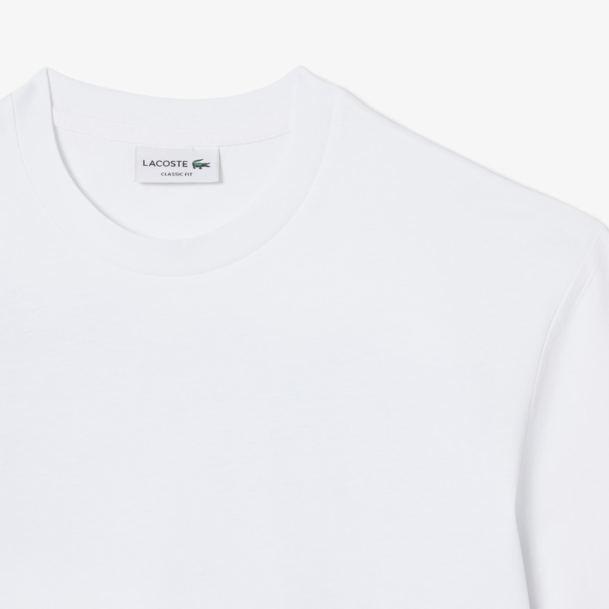 Erkek Classic Fit Beyaz T-Shirt