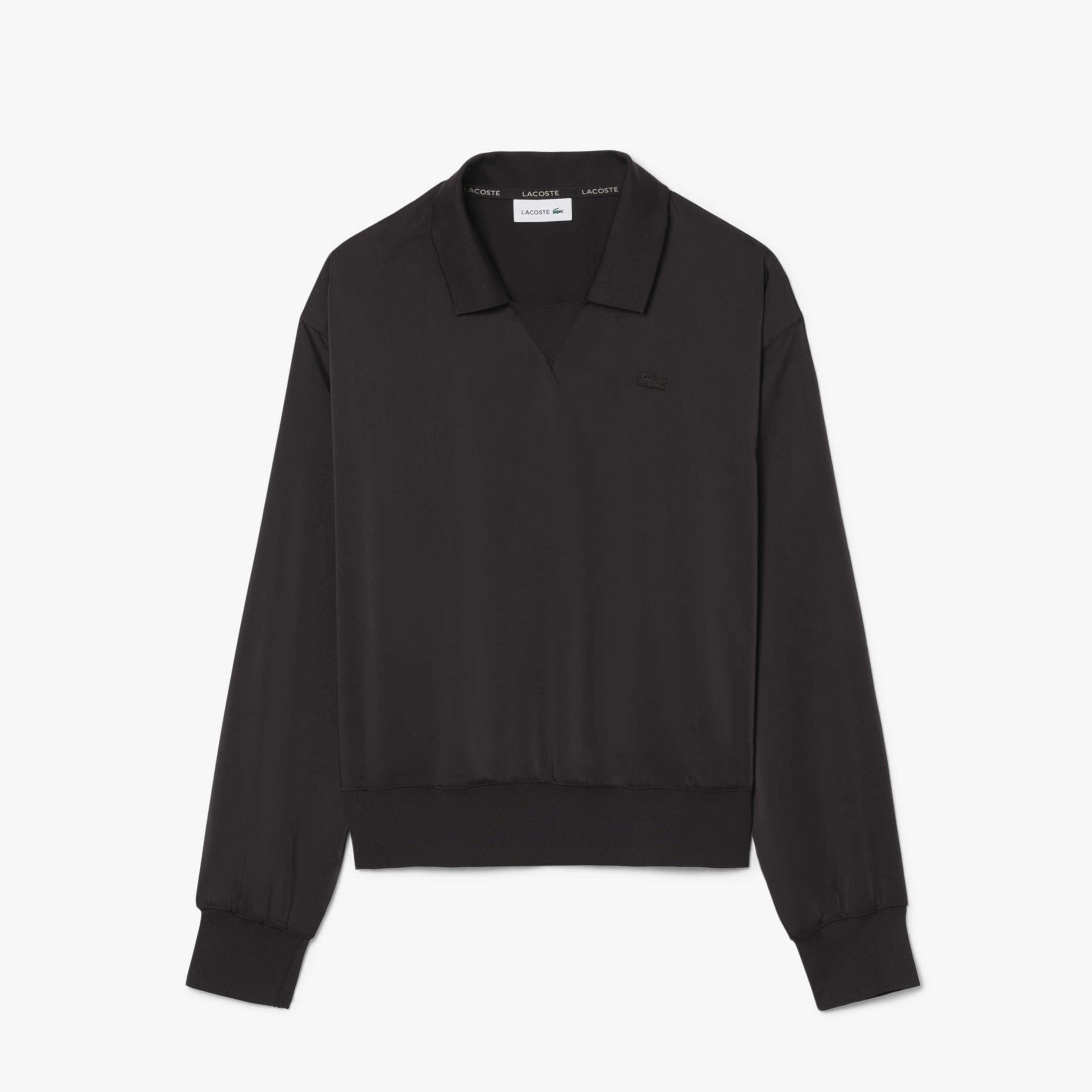 Kadın Relaxed Fit Koyu Kahverengi Polo