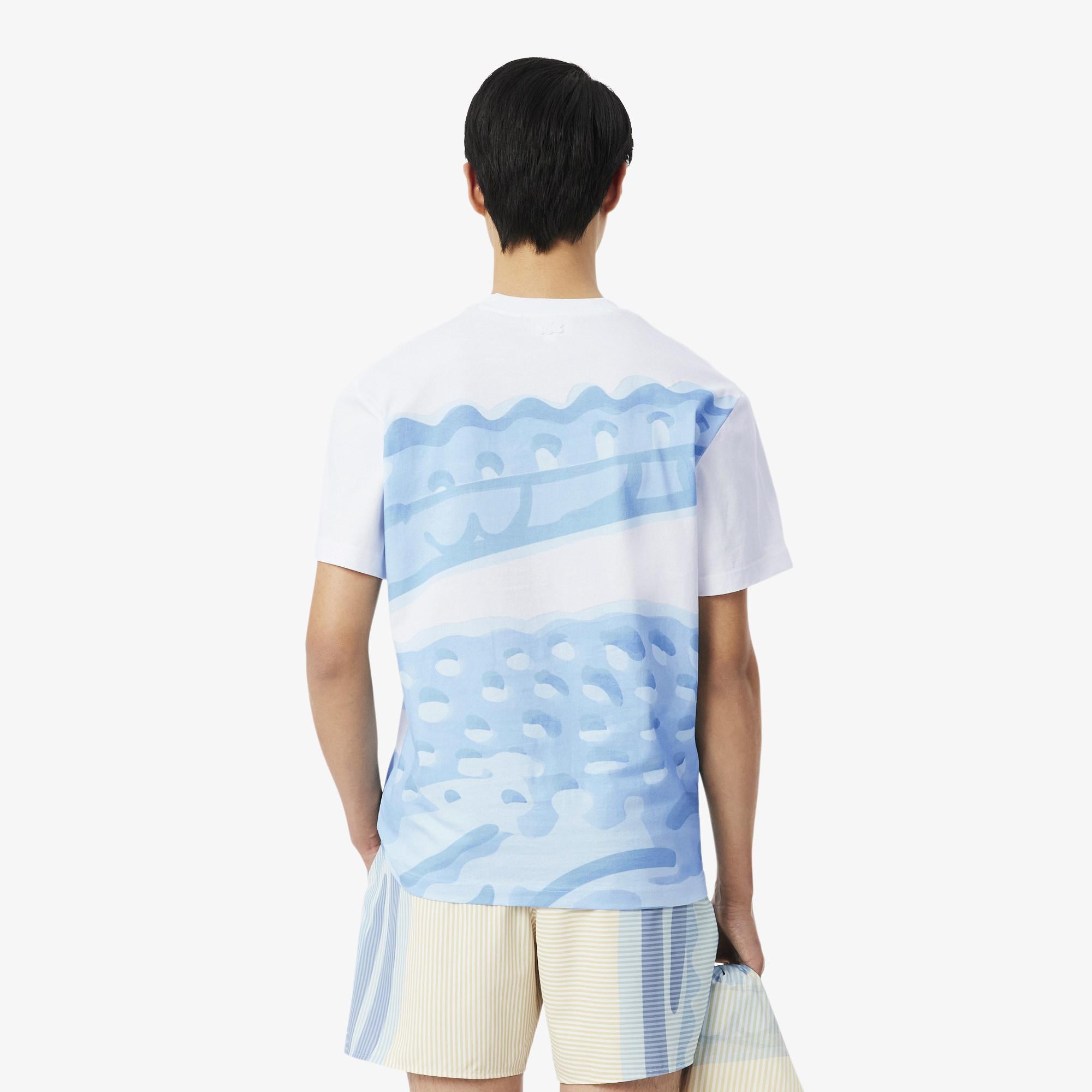 Erkek Classic Fit Beyaz T-Shirt
