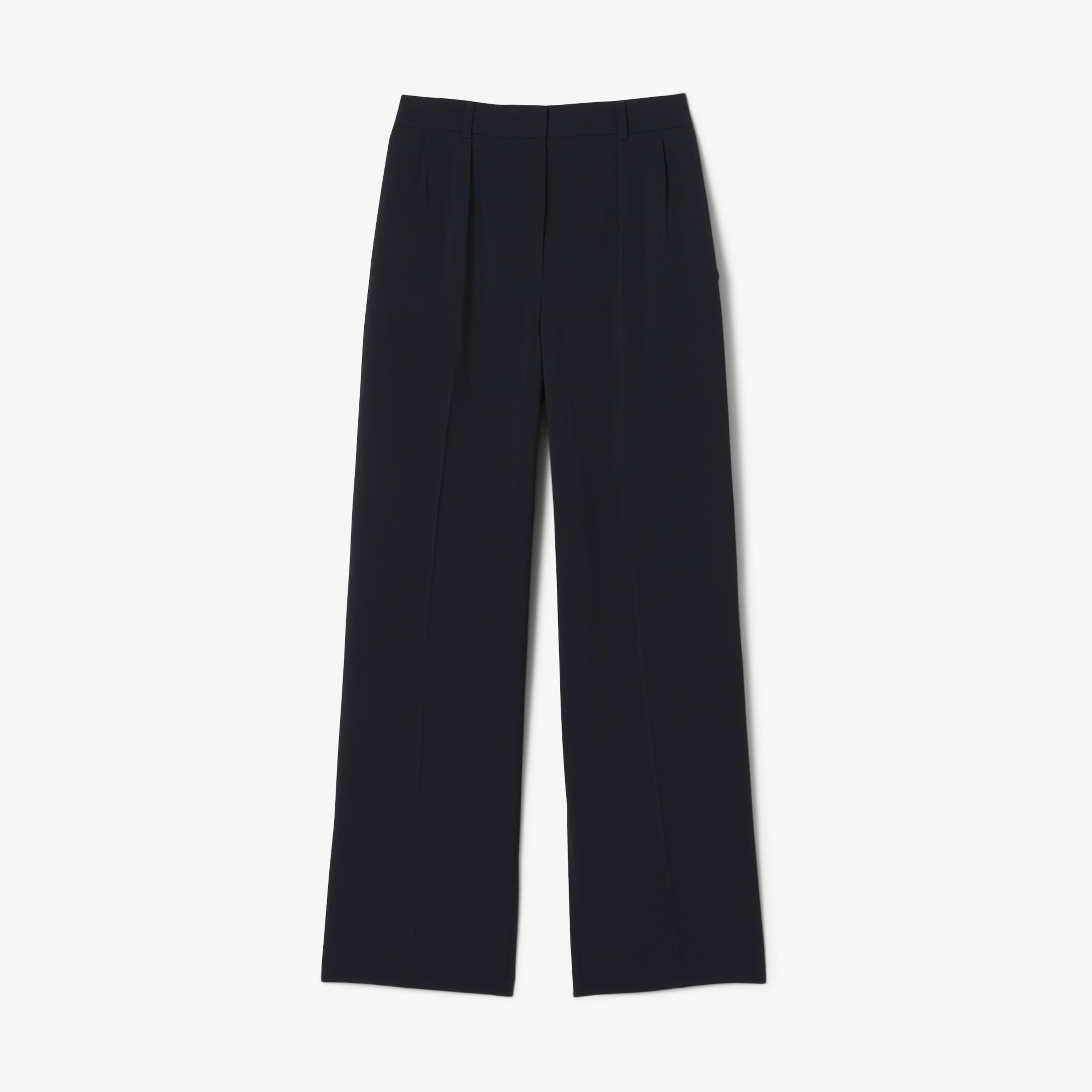 Kadın Oversize Fit Lacivert Pantolon