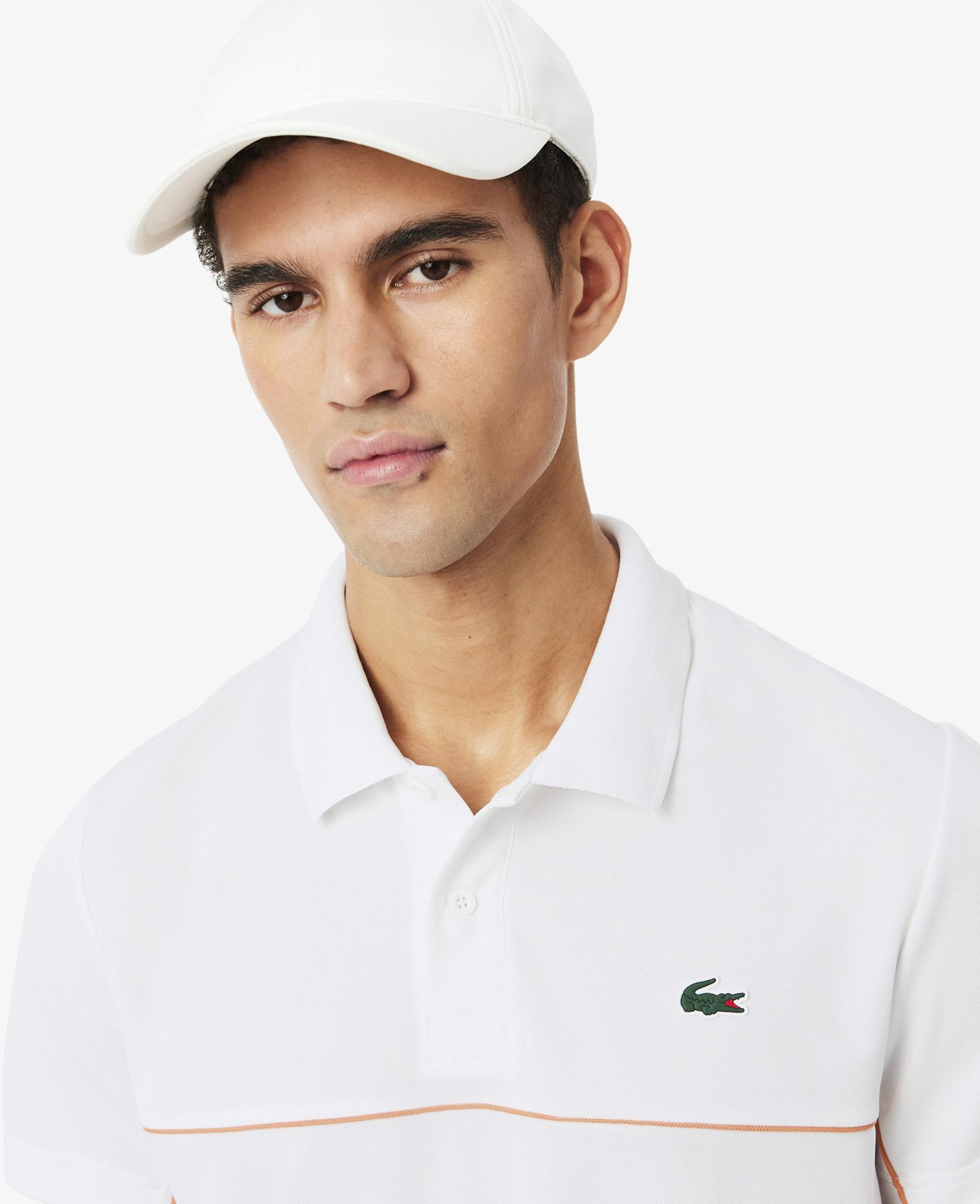 Erkek Regular Fit Beyaz Polo