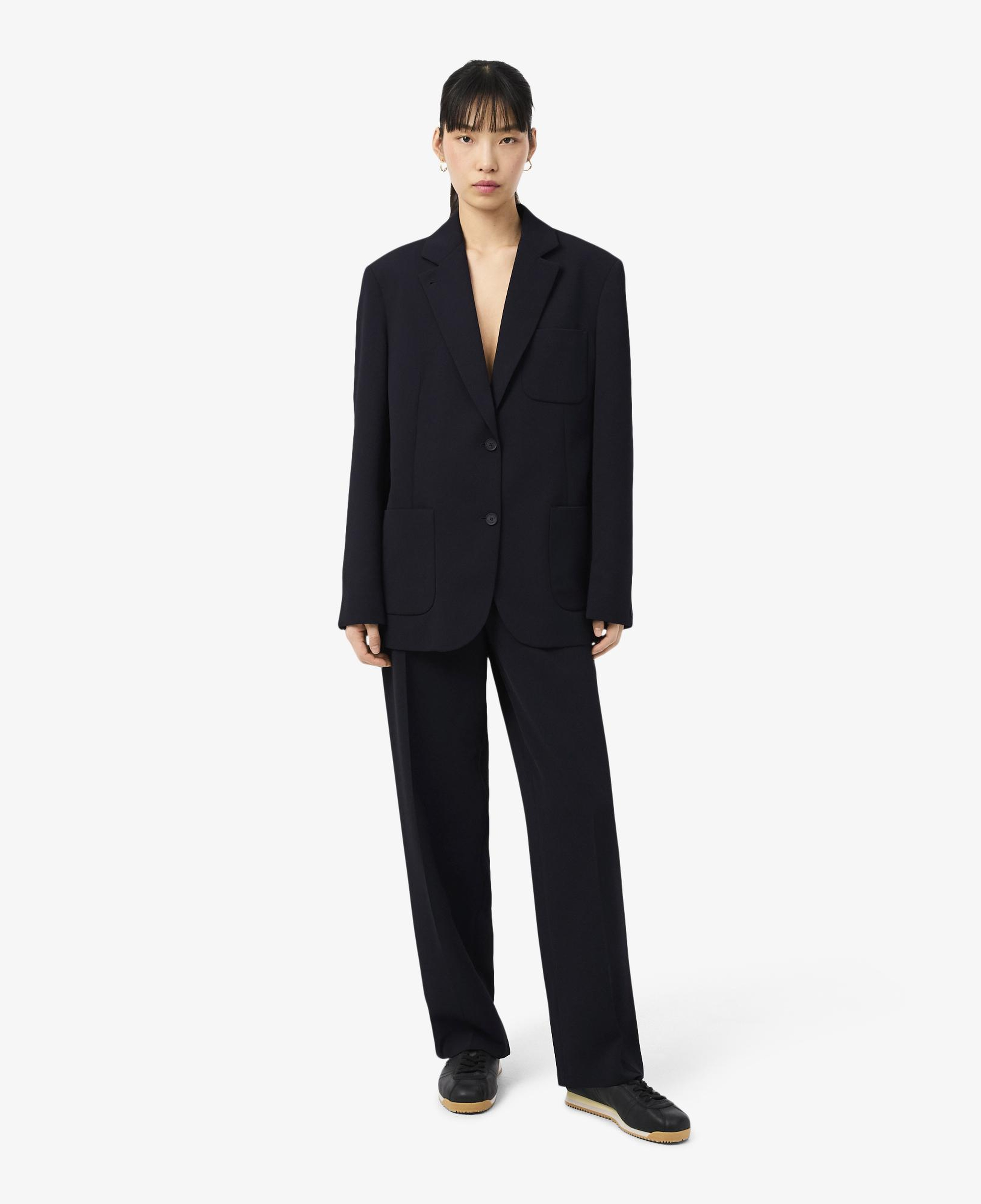 Kadın Oversize Fit Lacivert Pantolon